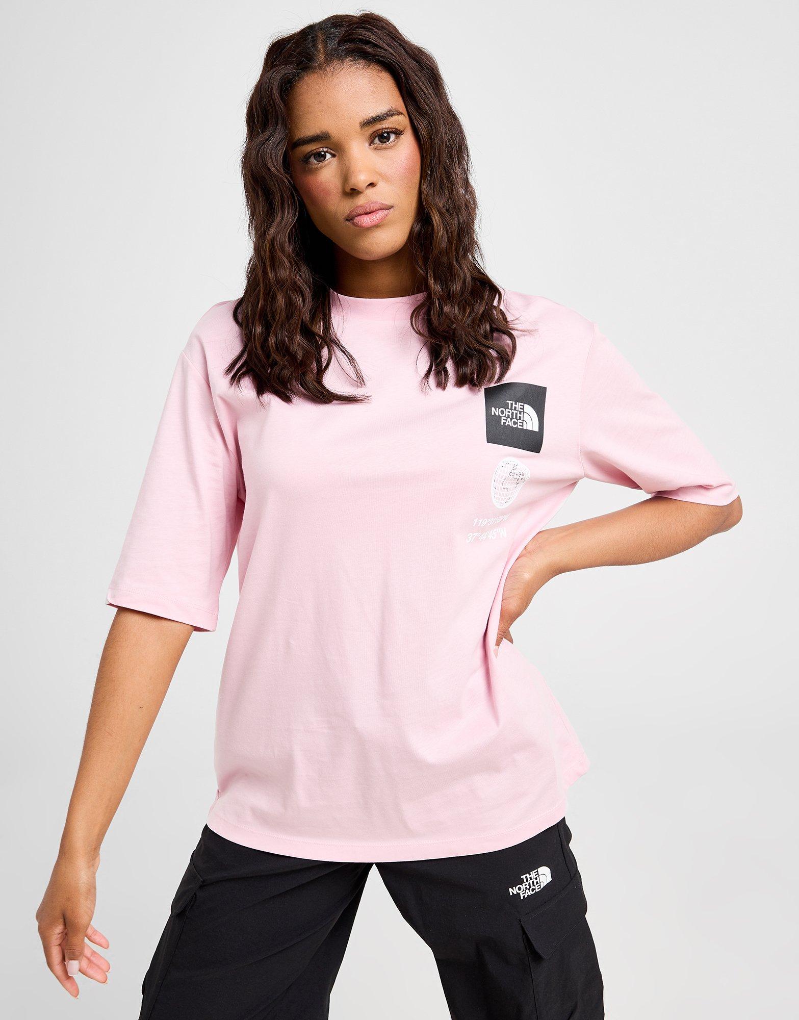 Camiseta north face rosa sale