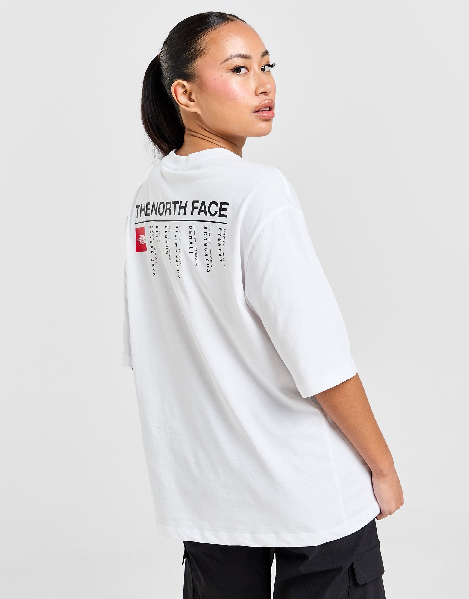 White The North Face Seven Summits T Shirt JD Sports Malaysia