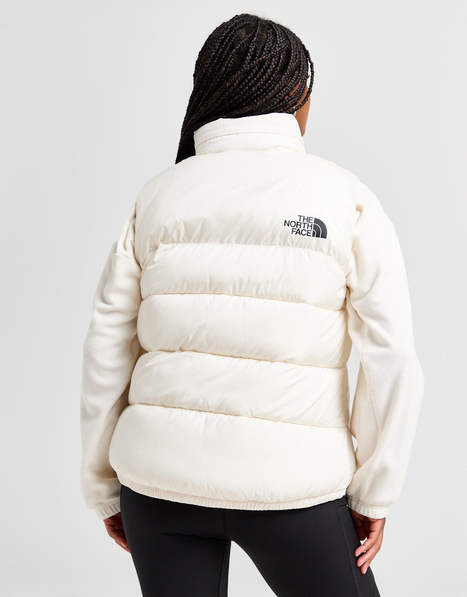White The North Face Logo Hooded Padded Gilet JD Sports Ireland