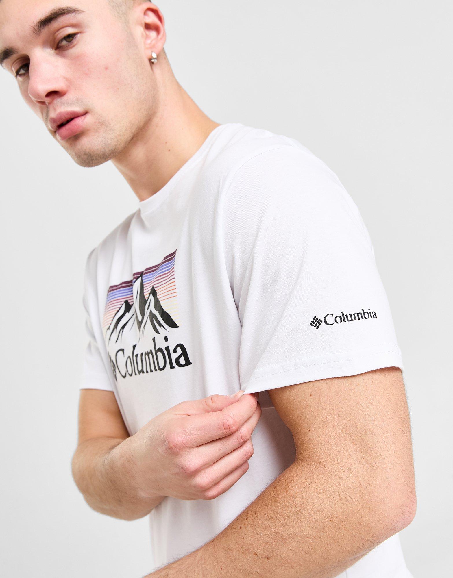 White Columbia Mountain T Shirt JD Sports Global