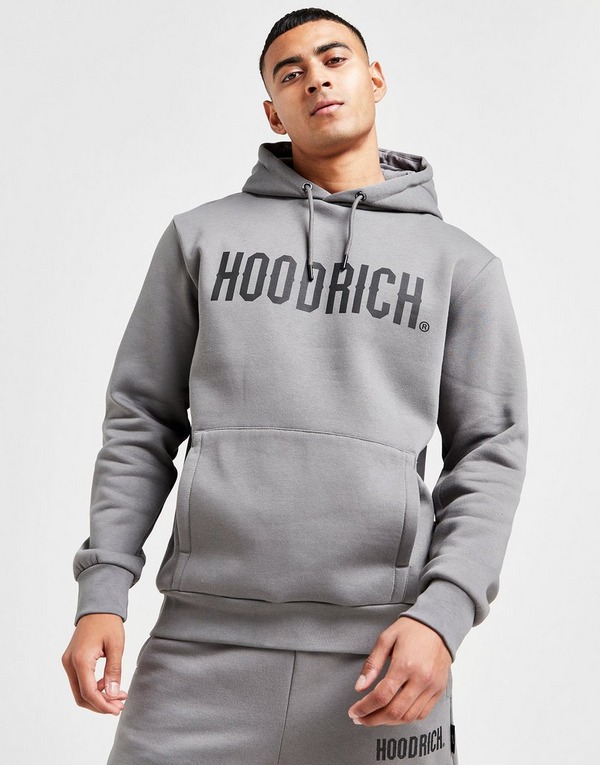 Grey Hoodrich Core Large Logo Hoodie - JD Sports Global