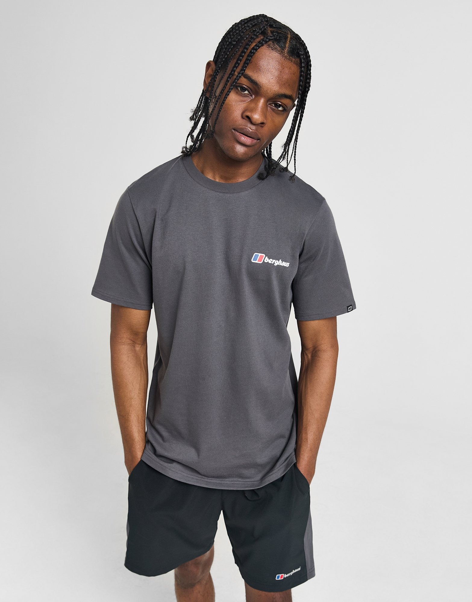 Grey Berghaus Back Picture T-Shirt | JD Sports UK