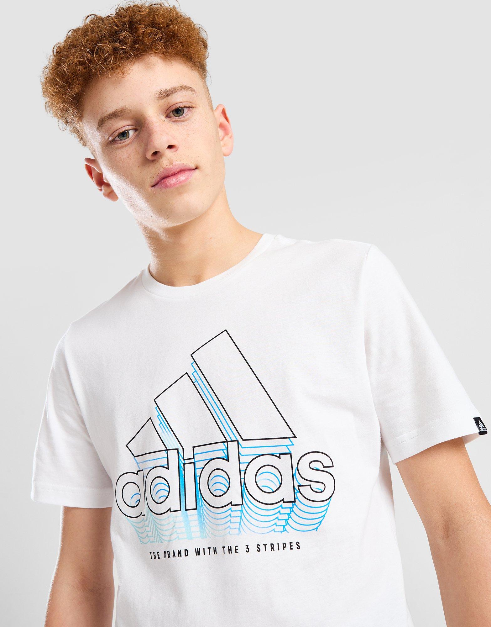 adidas Badge of Sport Fade Graphic T-Shirt Junior