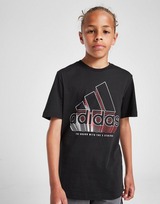 adidas Badge of Sport Fade Graphic T-Shirt Junior