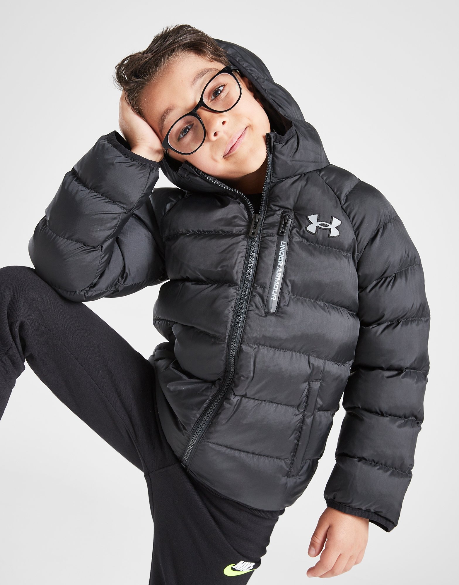 Black Under Armour Pronto Padded Jacket Children JD Sports Malaysia