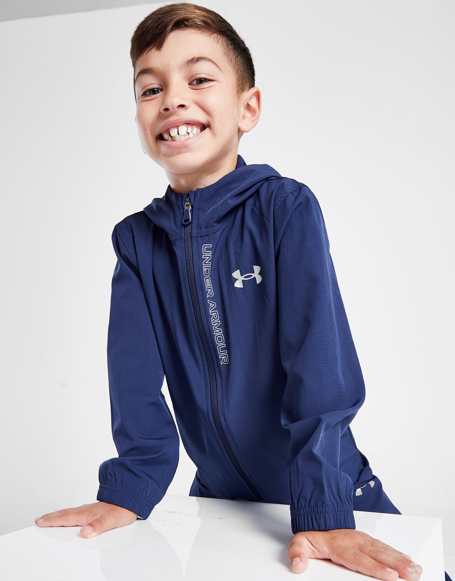 Under armour blue tracksuit sales