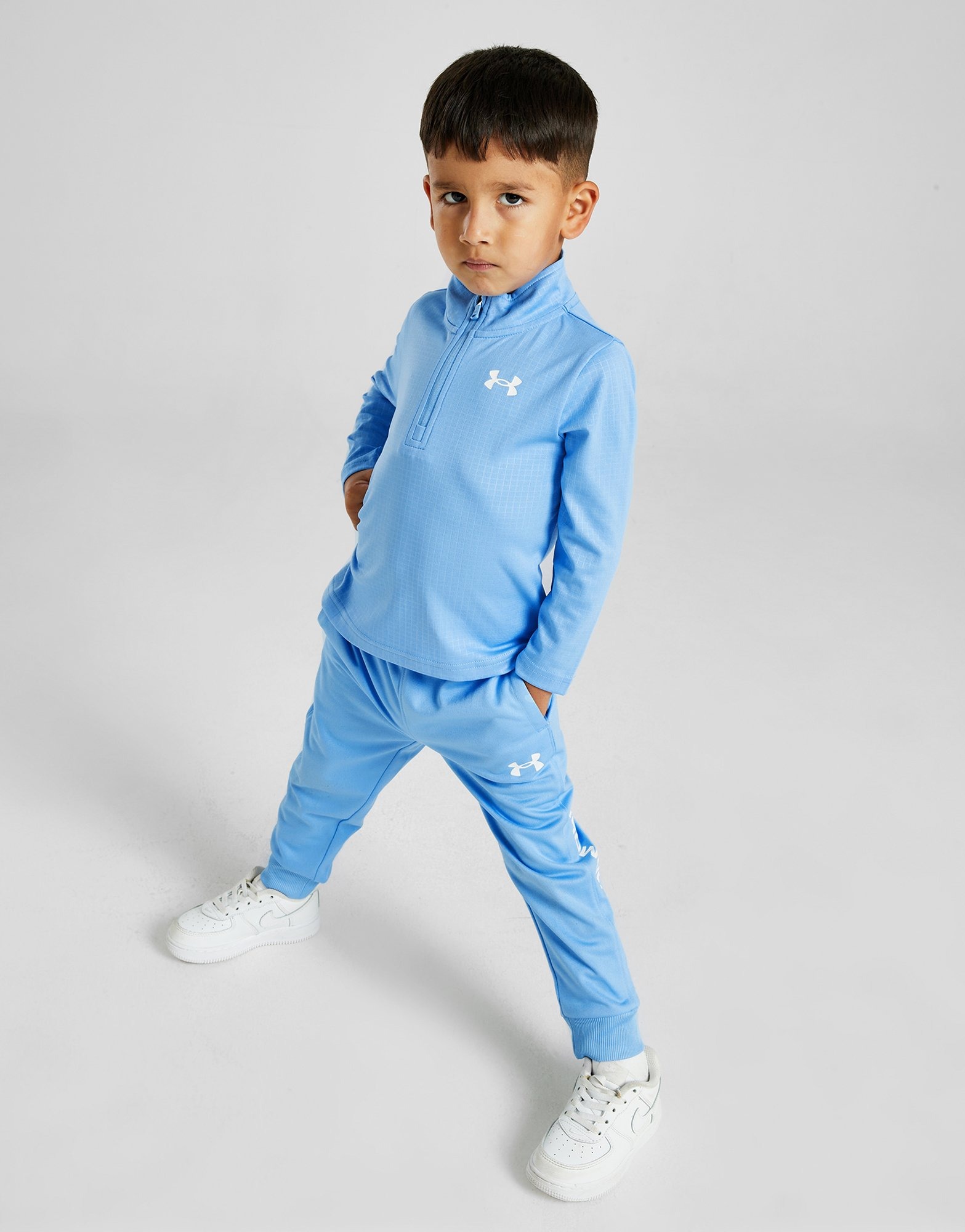Under Armour Grid Trainingsanzug mit ViertelreiBverschluss Babys Blau JD Sports Deutschland