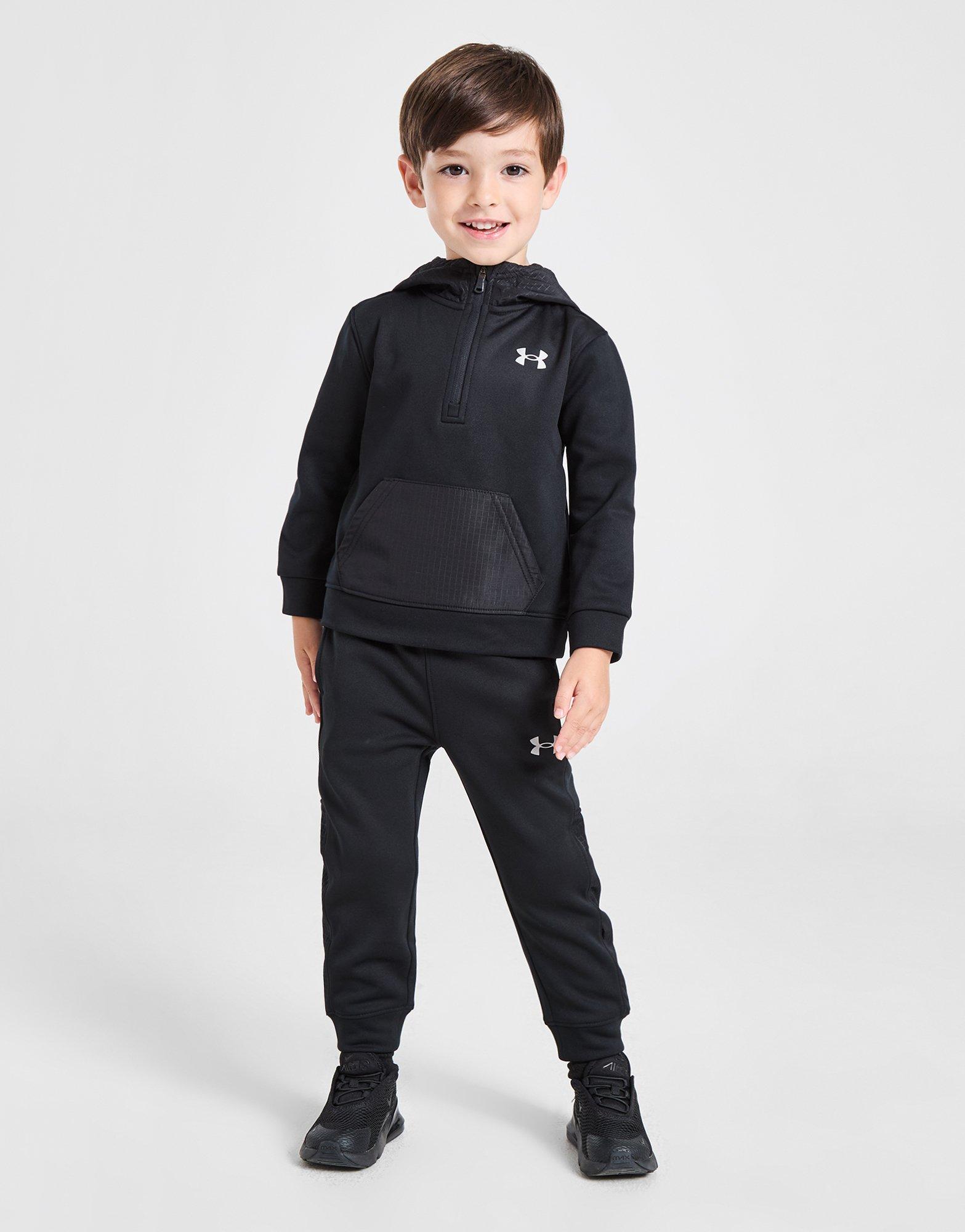 Under Armour Hooded 1/4 Zip Grid Fleece Tracksuit Infant