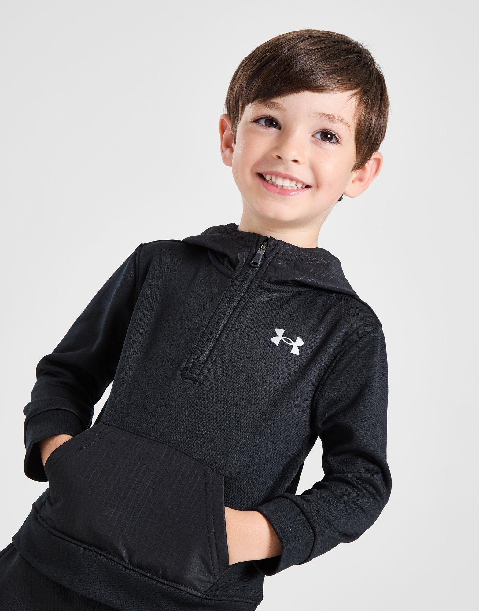 Under Armour Hooded 1/4 Zip Grid Fleece Tracksuit Infant