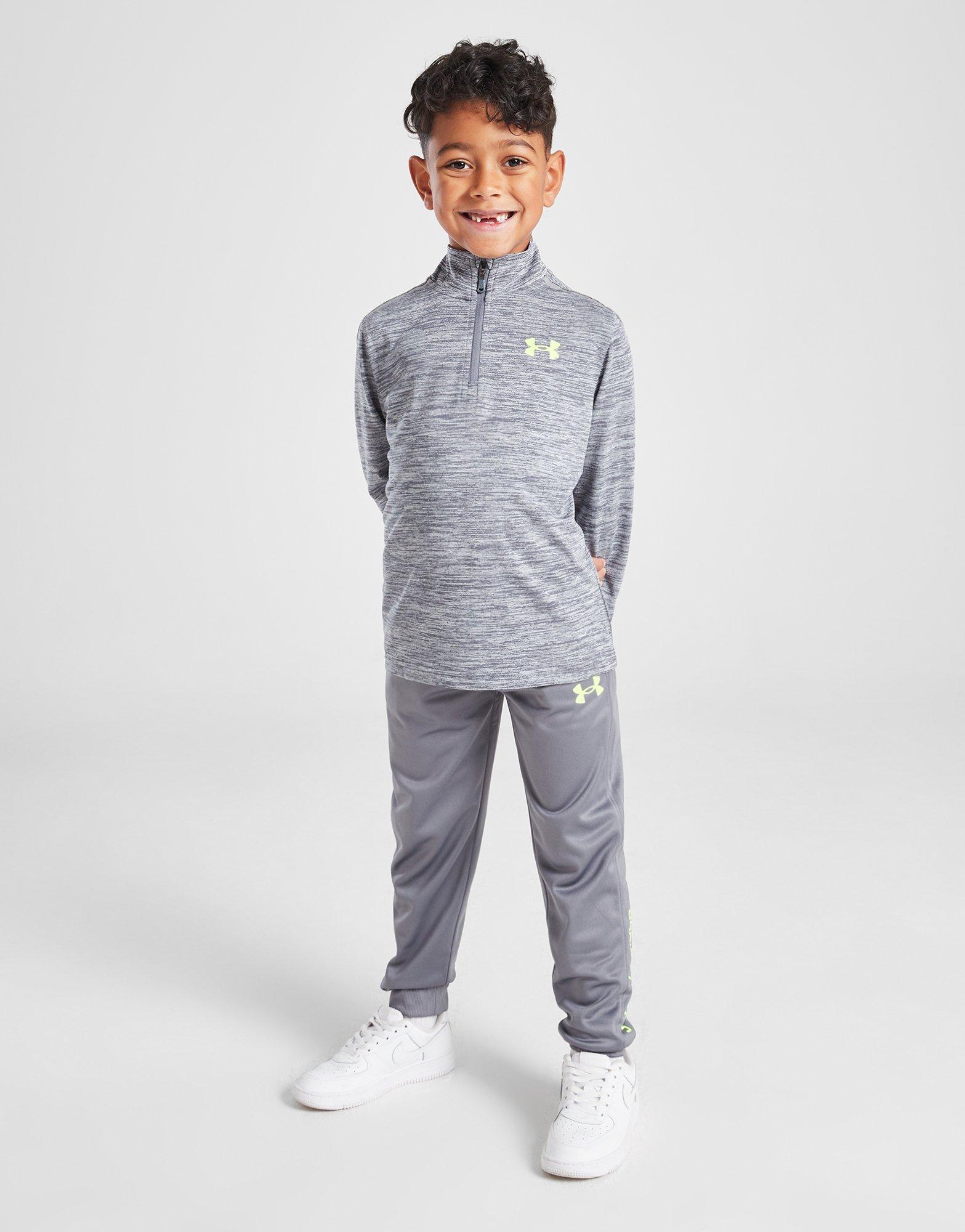 Grey Under Armour Twist 1 4 Zip Tracksuit Children JD Sports Ireland