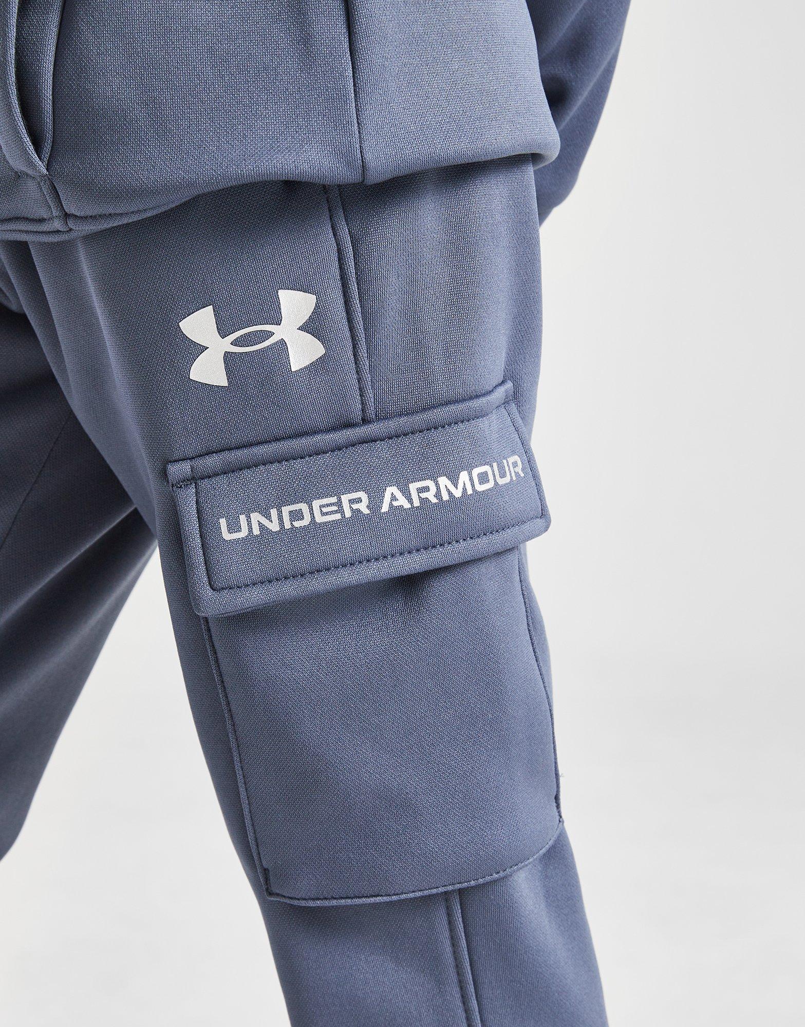 Under Armour Colour Block Poly Fleece Tracksuit Children