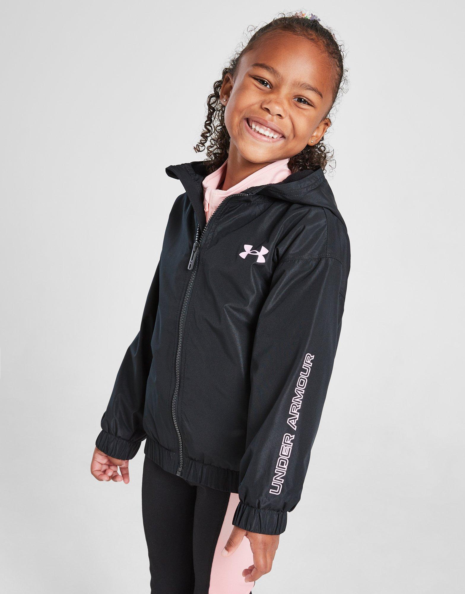 Girls shops under armour insulated fleece hood Jacket