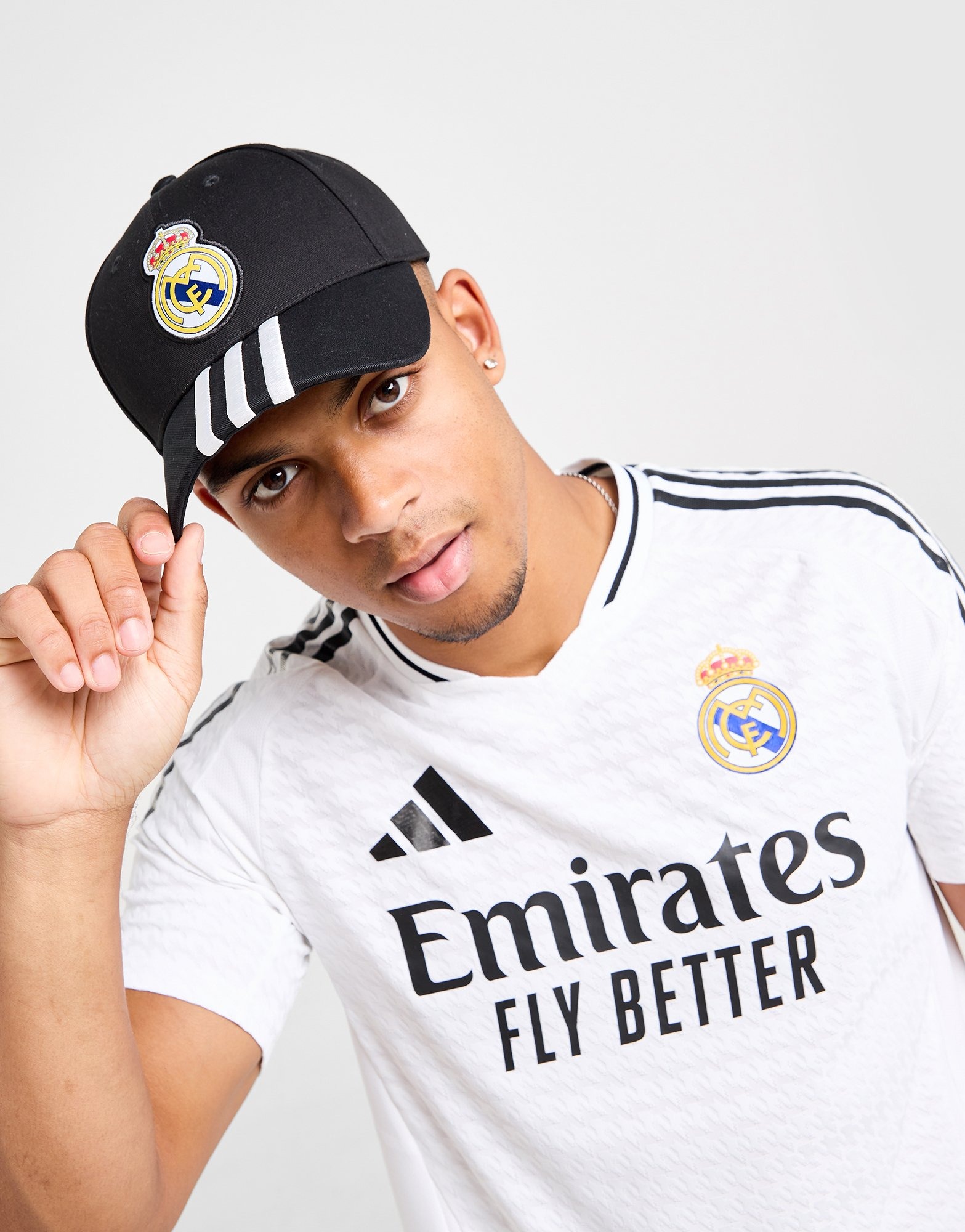 Black adidas Real Madrid Baseball Cap JD Sports Global