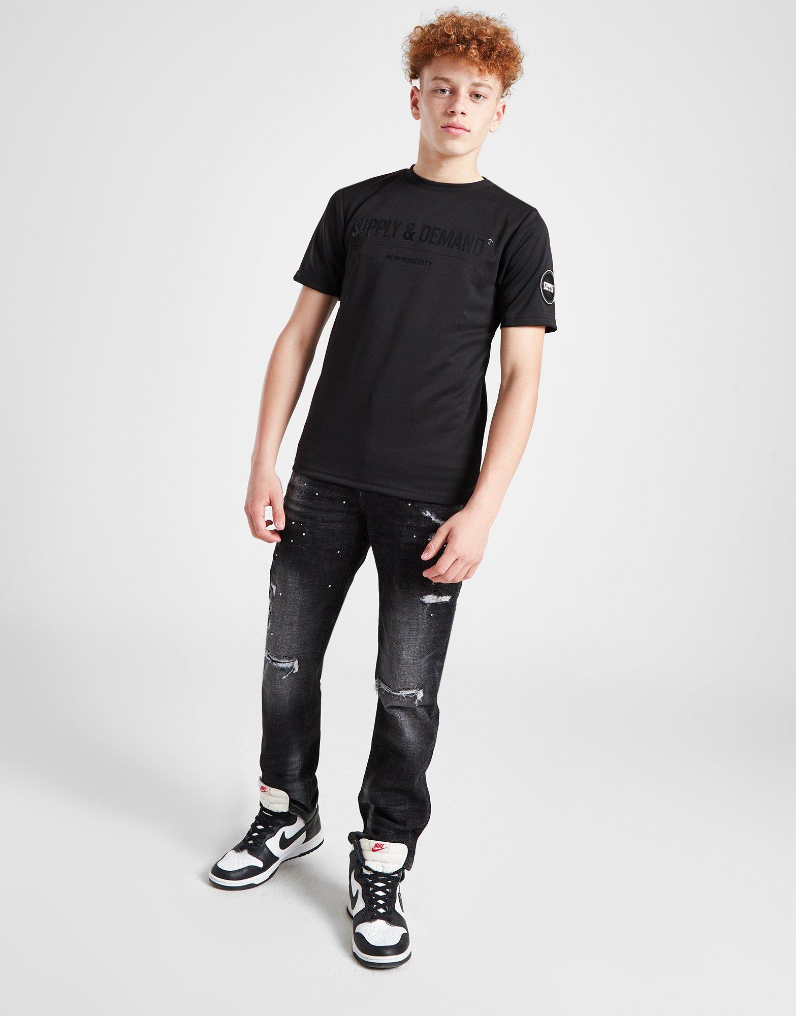 Black Supply & Demand Raven Jeans Junior JD Sports UK