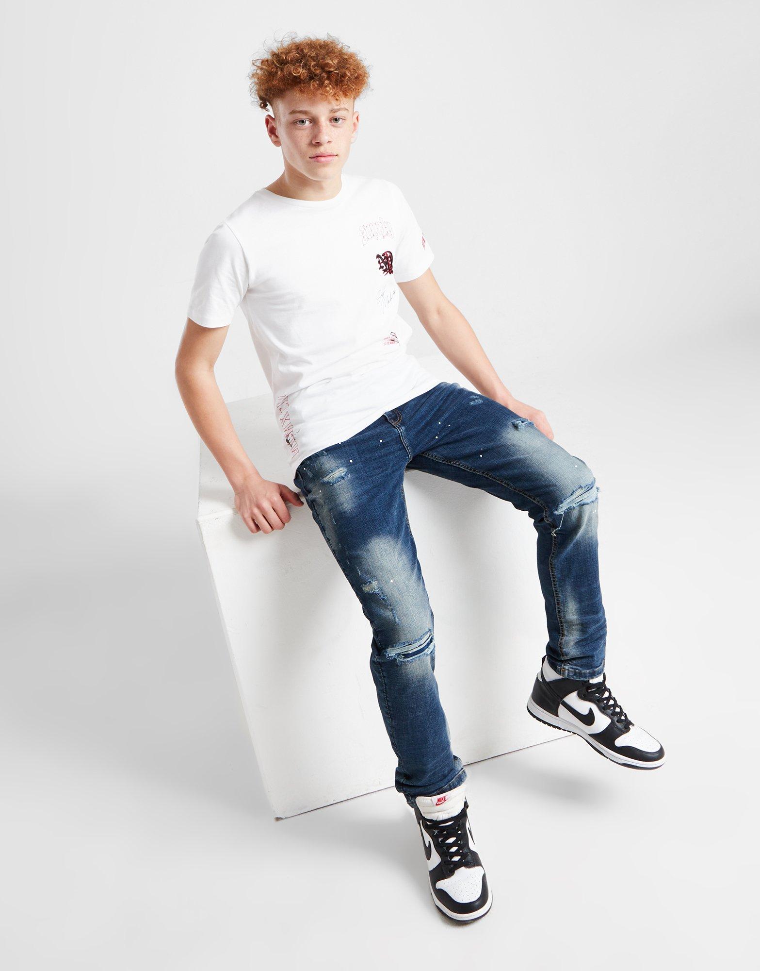 Sininen Supply & Demand Elixir Jeans Junior JD Sports Suomi