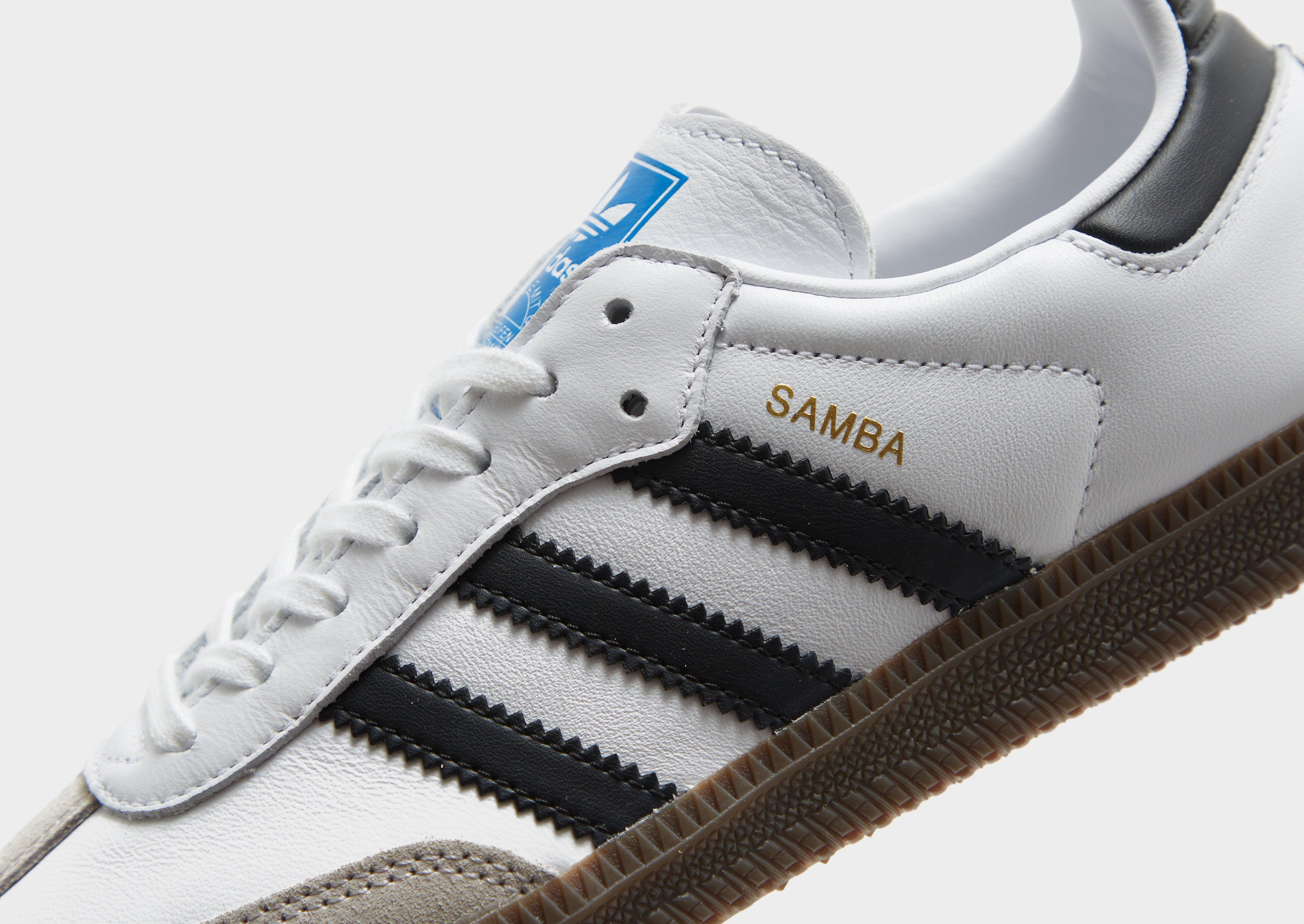 adidas Samba ホワイト Amazon.com | adidas Samba OG Womens White Energy Ink Gum