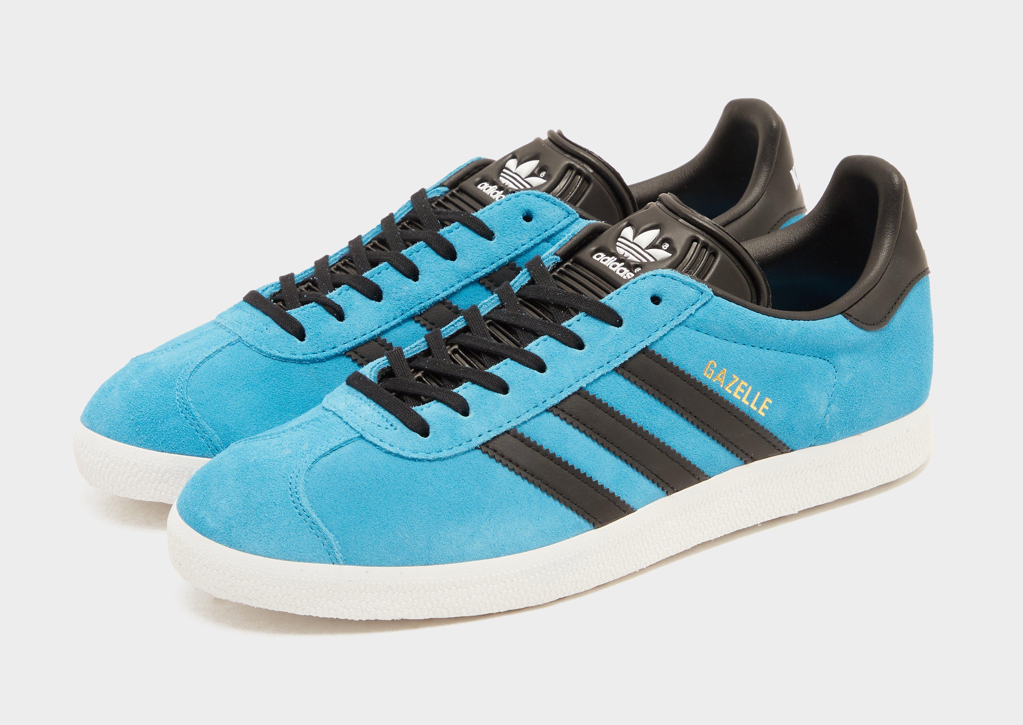 Adidas originals gazelle og blue sneakers online