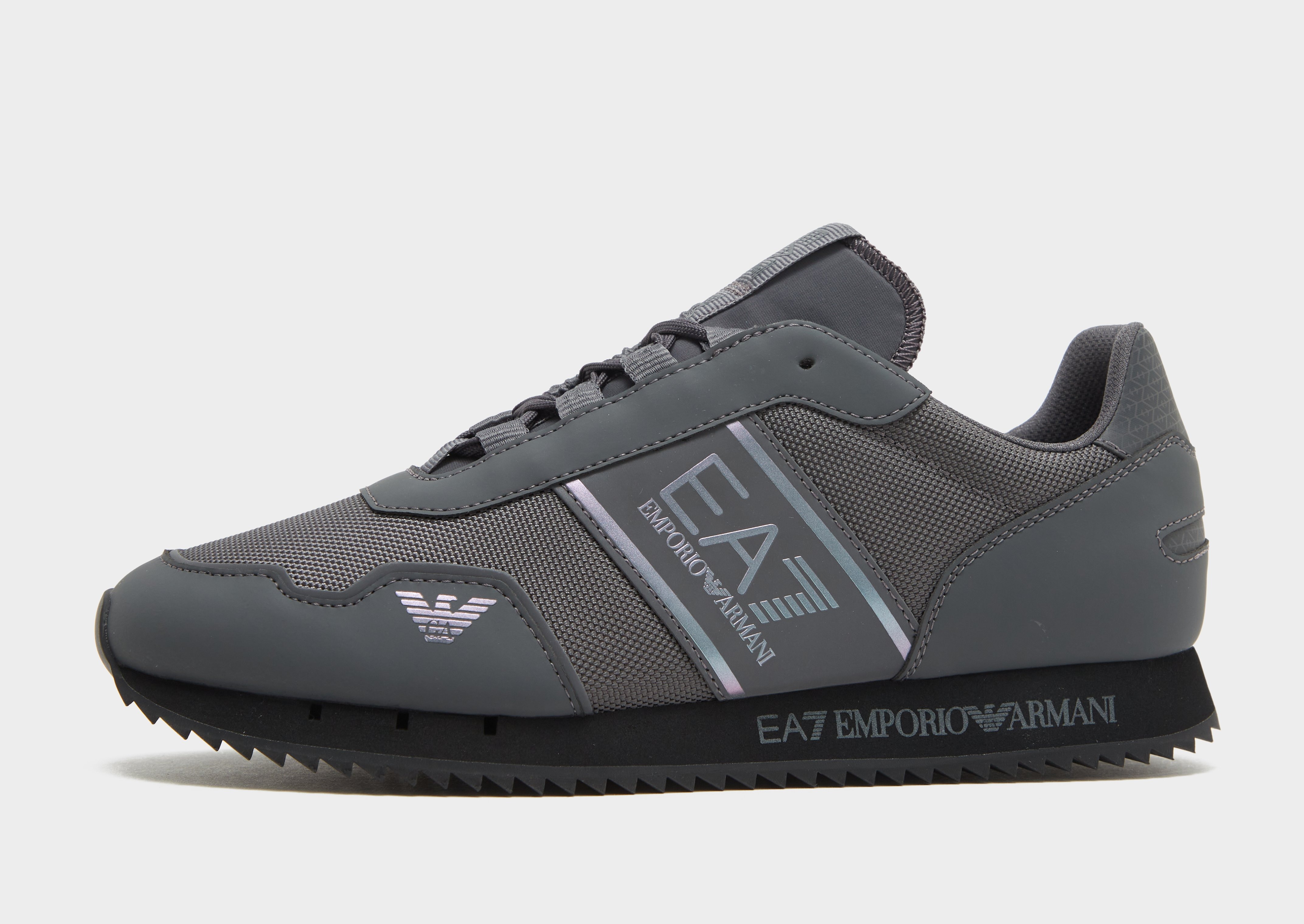 Grey EA7 Emporio Armani B W Laces 2.0 JD Sports Global