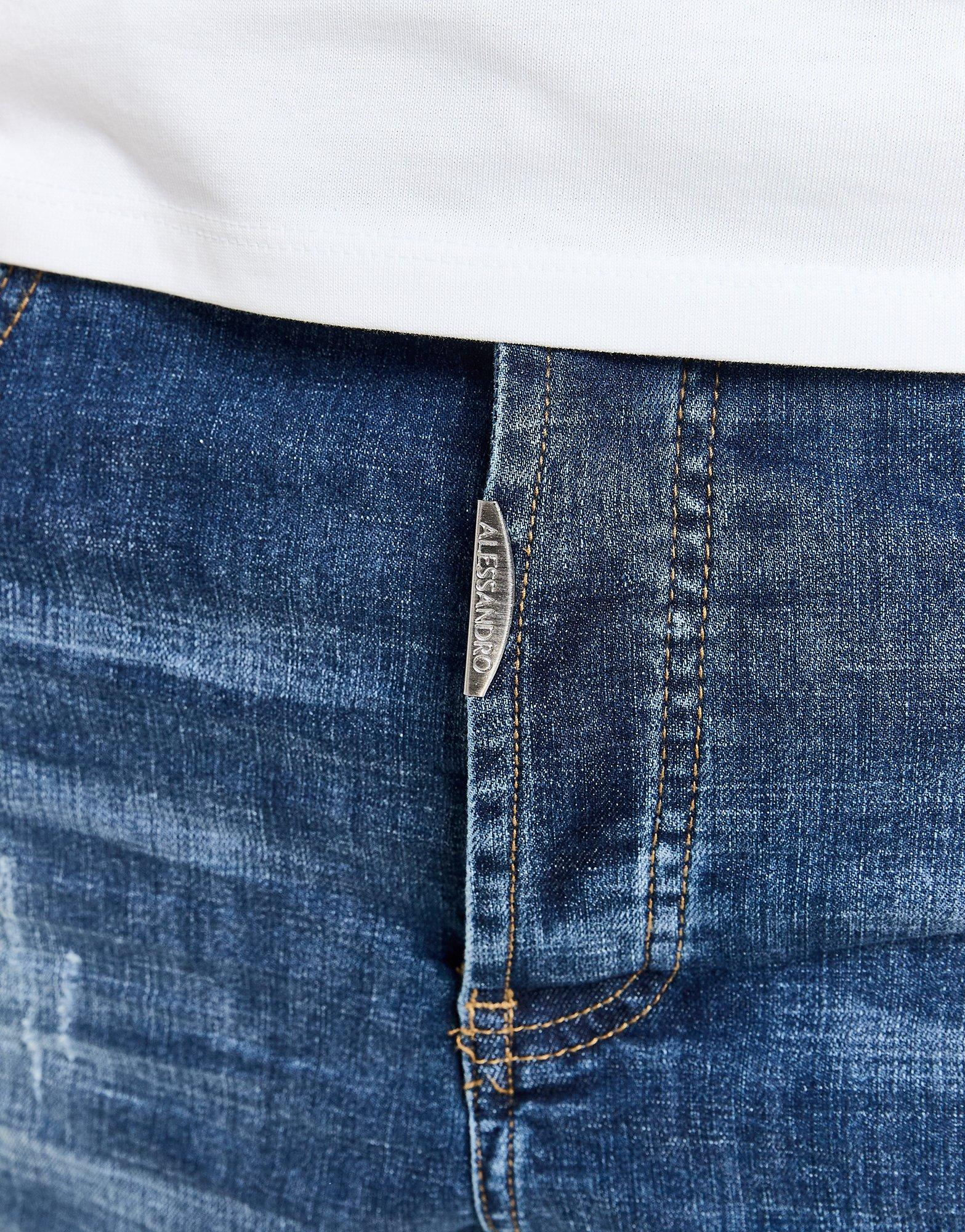 Alessandro Zavetti Damiano Denim Shorts