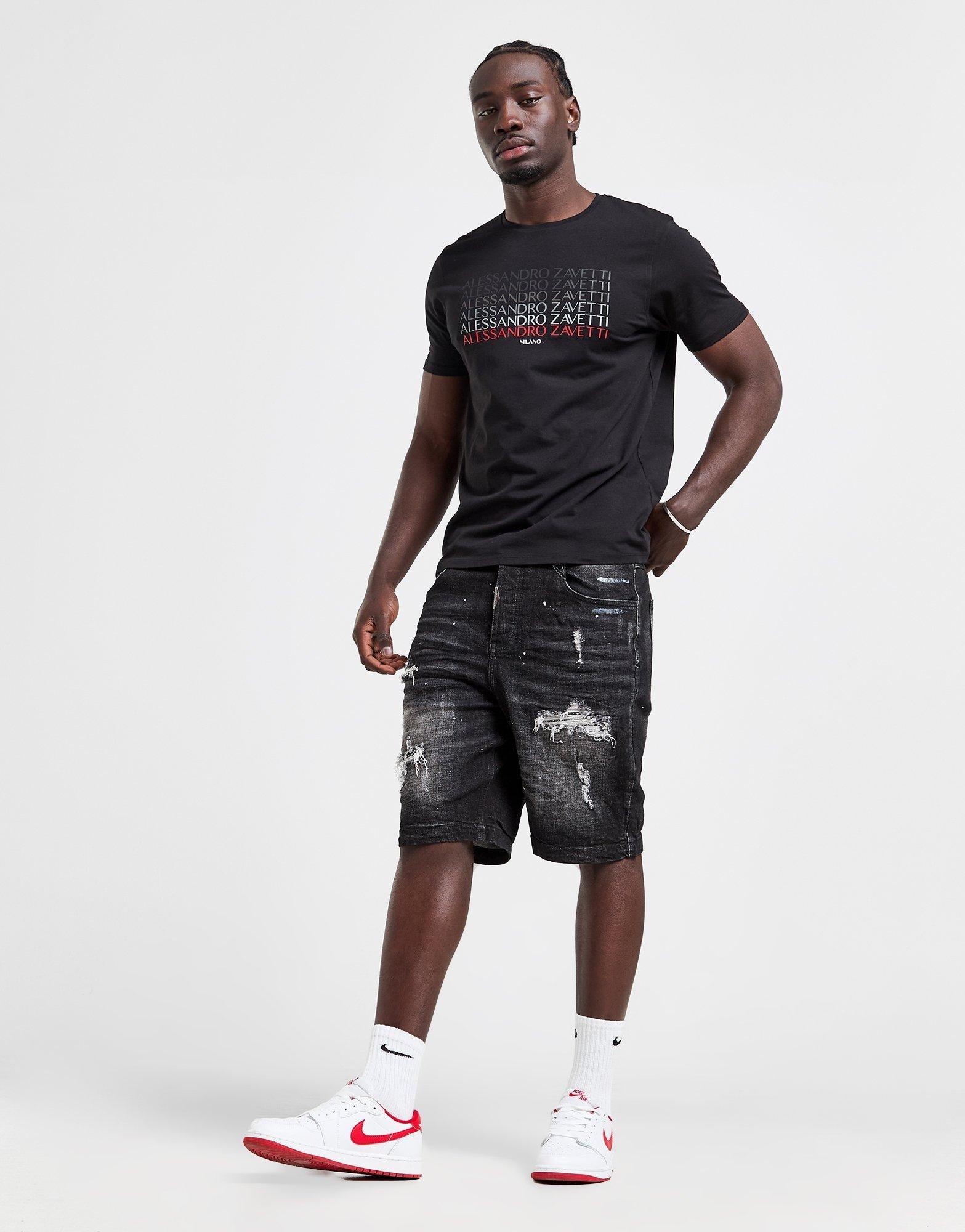 Alessandro Zavetti Damiano Denim Shorts