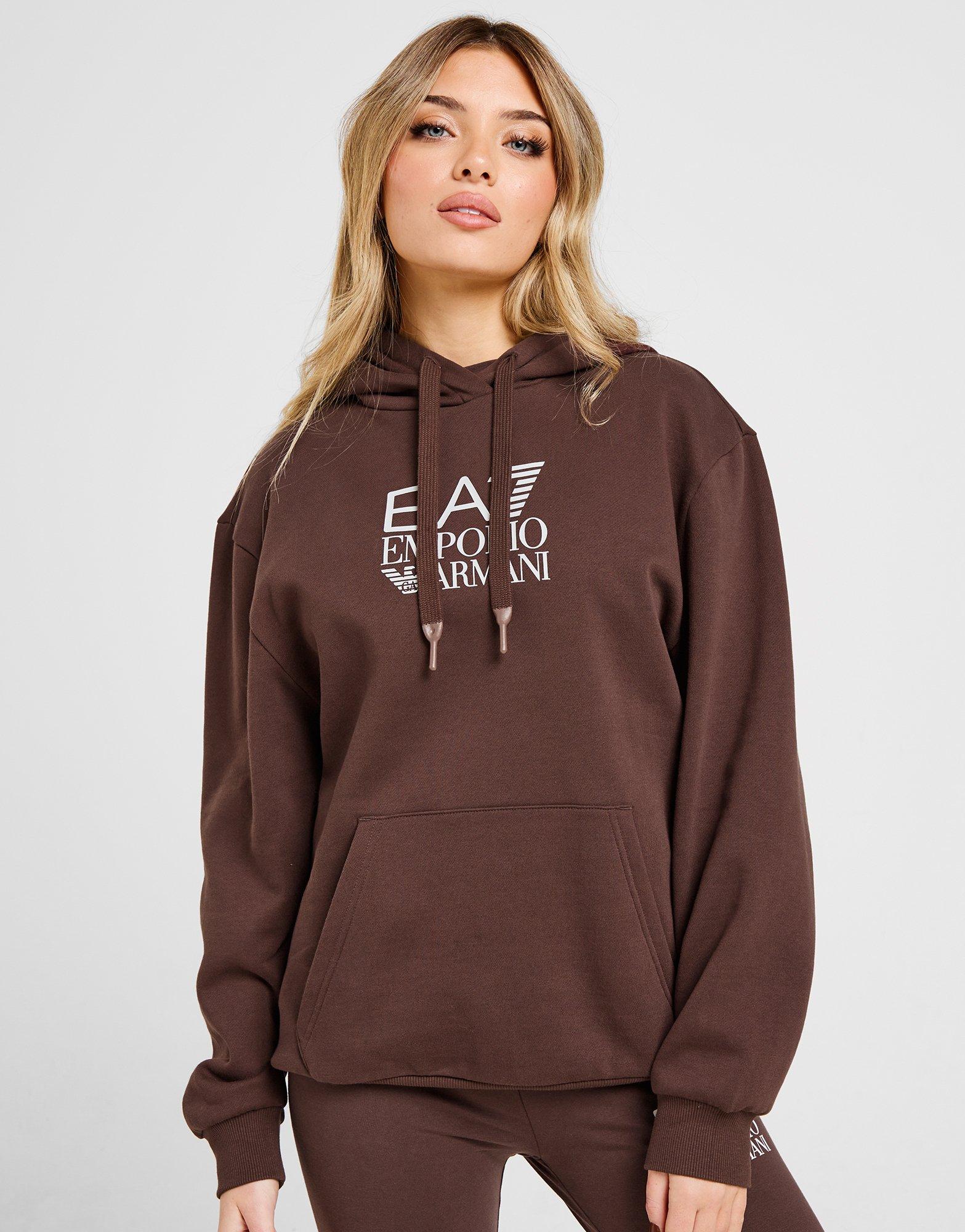 EA7 Emporio Armani Box Logo Oversized Hoodie