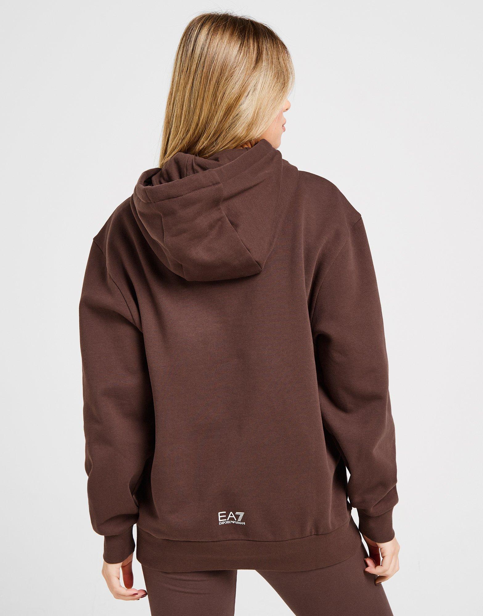 EA7 Emporio Armani Box Logo Oversized Hoodie