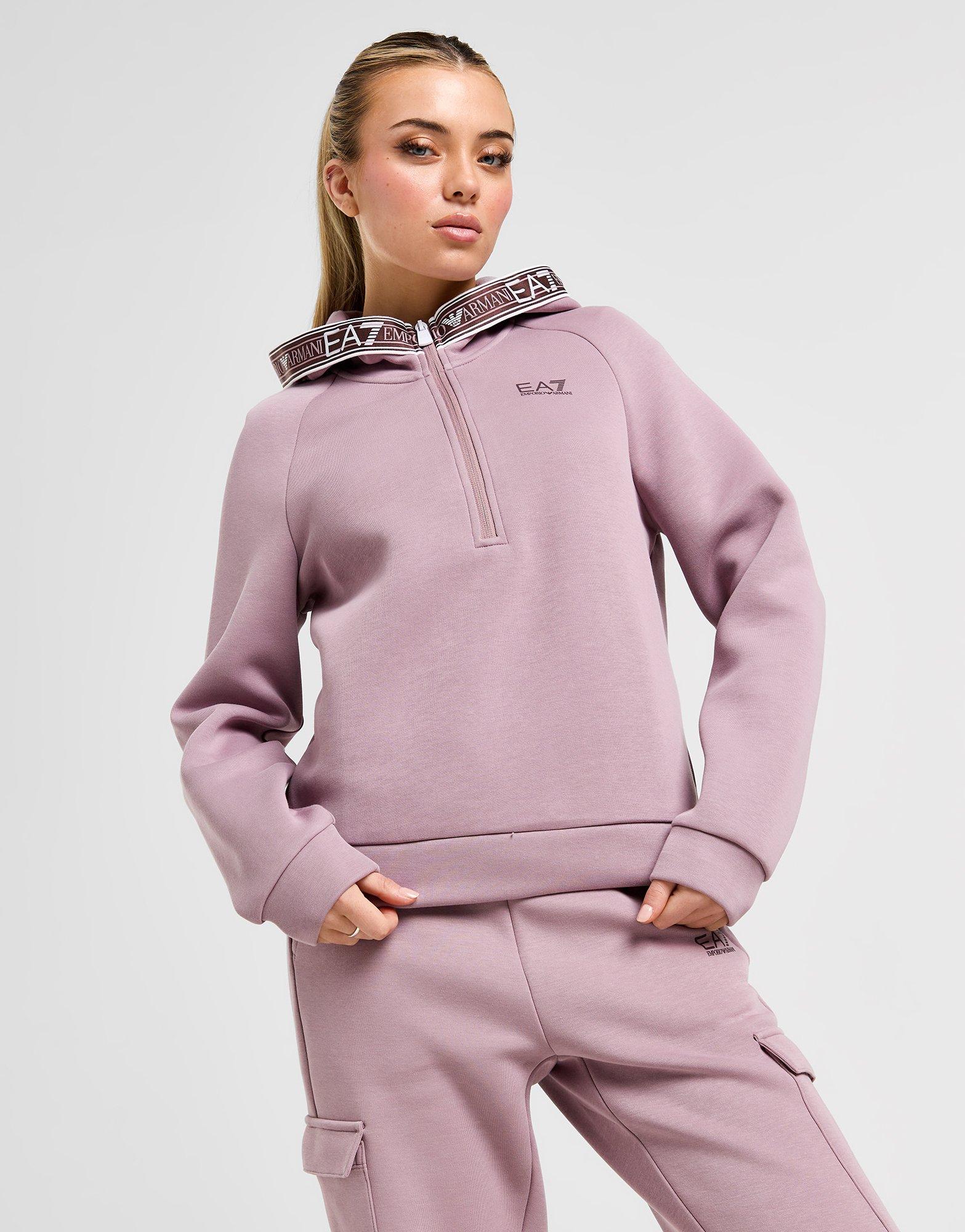 EA7 Emporio Armani Sudadera con capucha Ventus Tape 1/2 Zip — photo 2