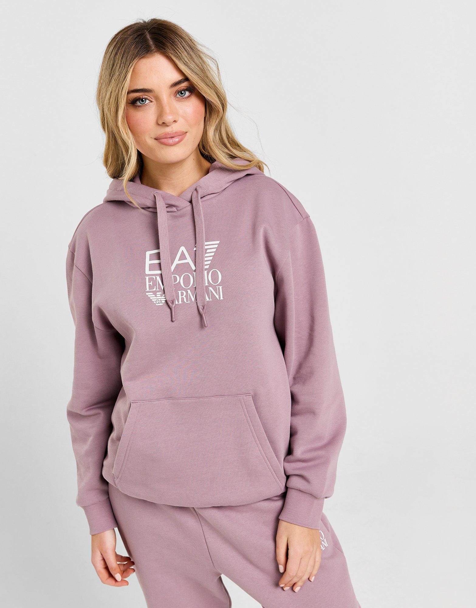 EA7 Emporio Armani Box Logo Oversized Hoodie