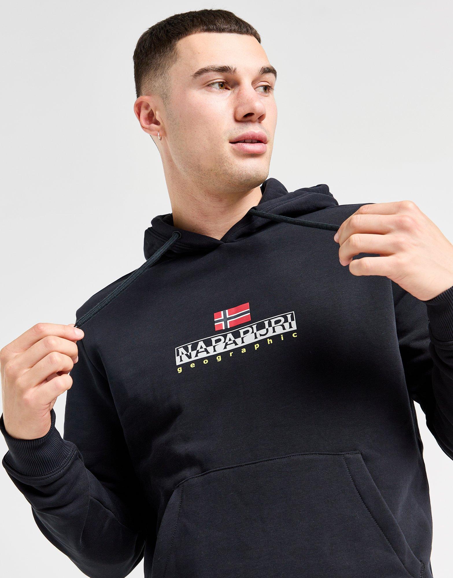 Black Napapijri Bory Logo Hoodie JD Sports NZ