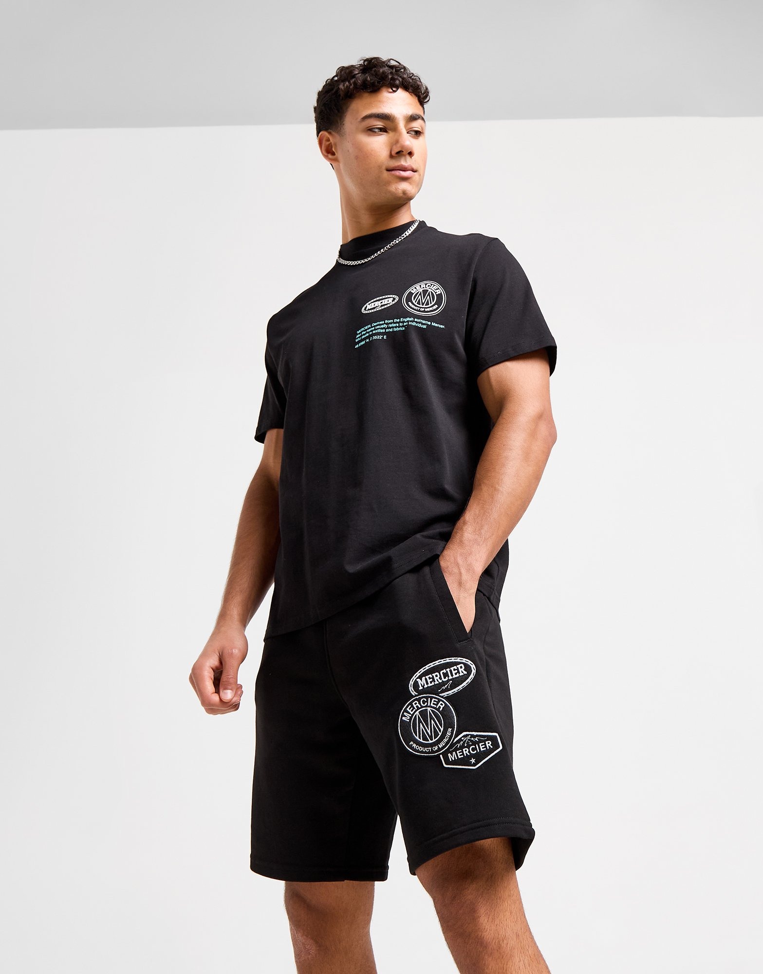 Black MERCIER Mono Shorts | JD Sports UK