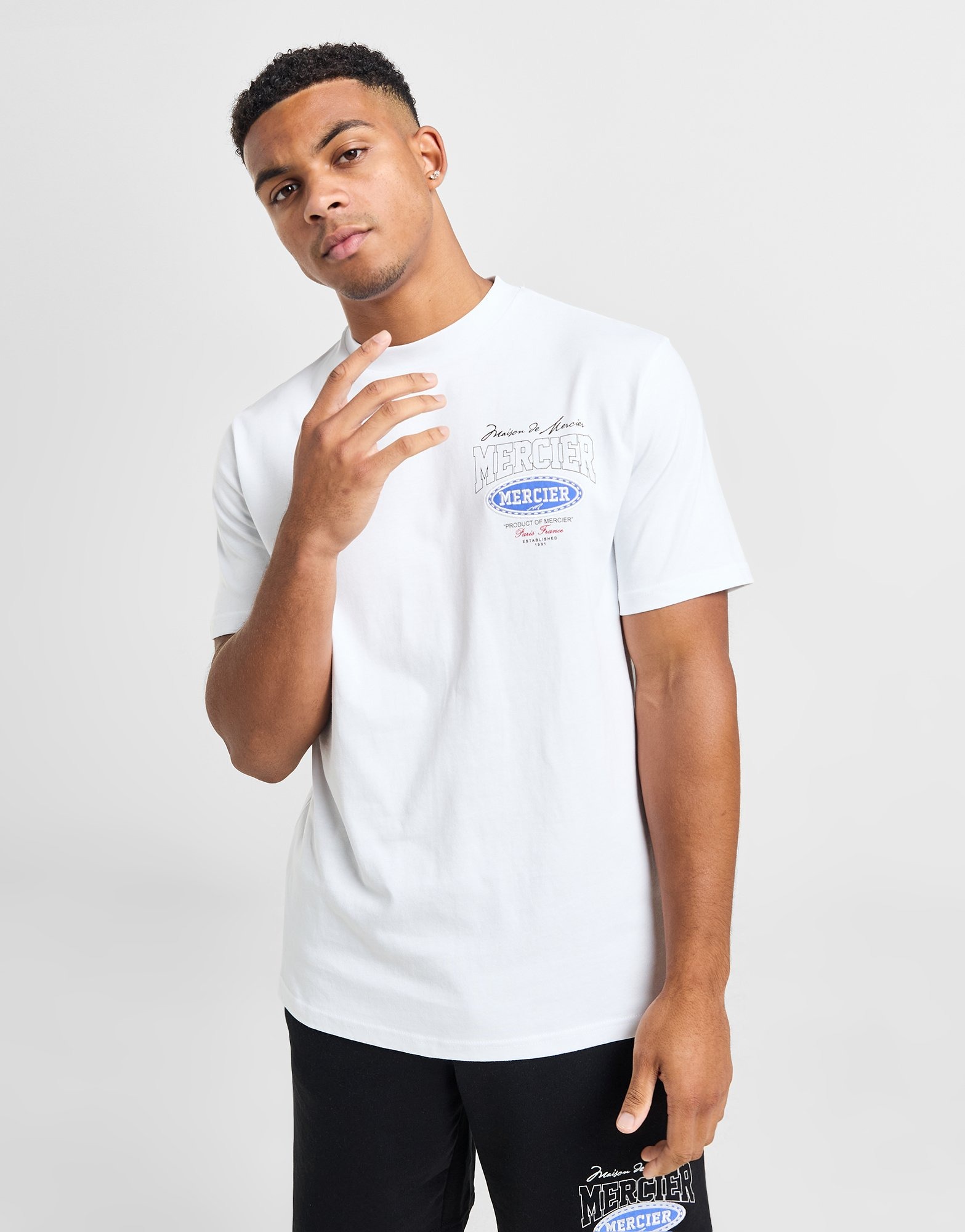 White MERCIER Multi Tour T-Shirt | JD Sports UK