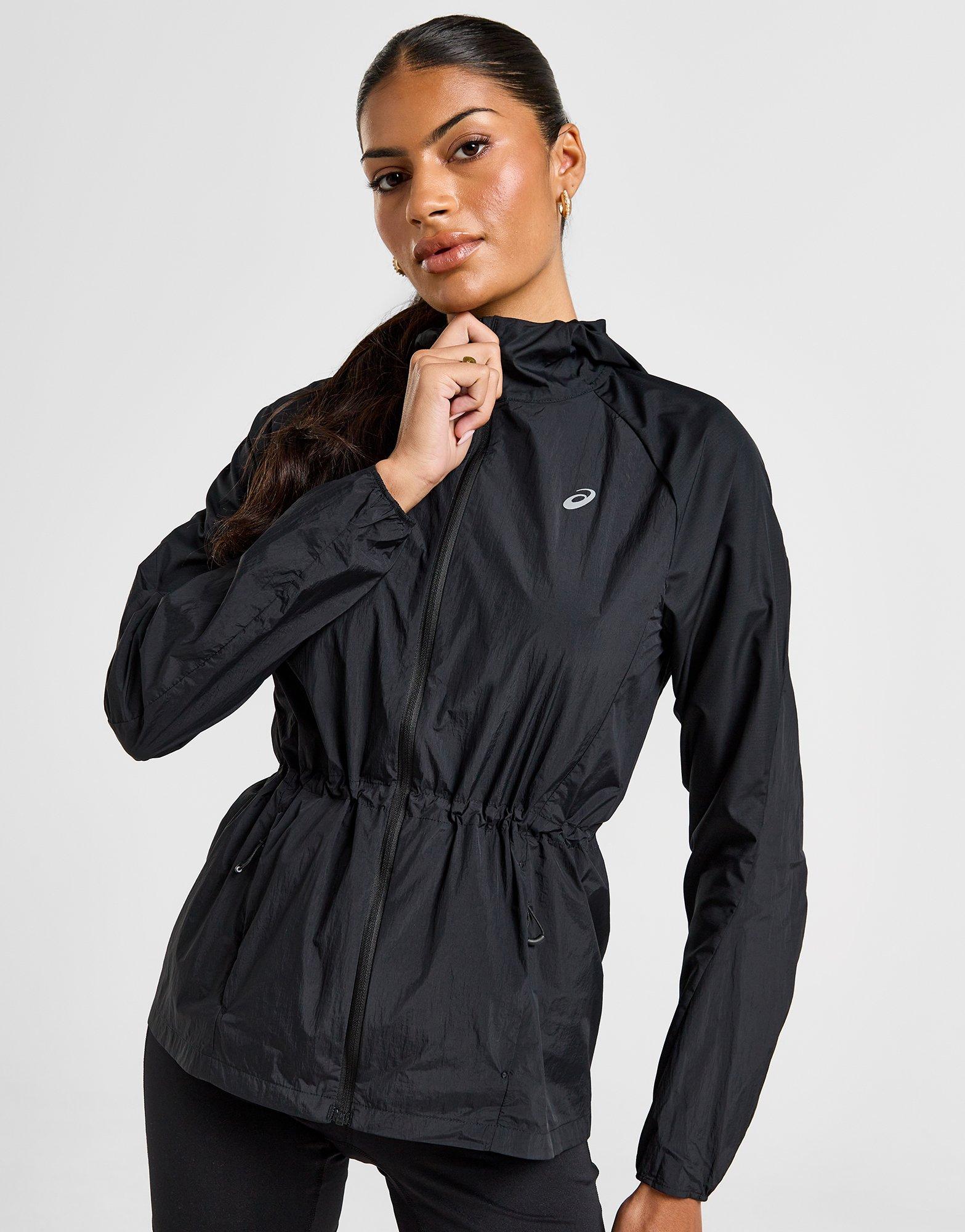 Black ASICS Road Packable Jacket - JD Sports Global