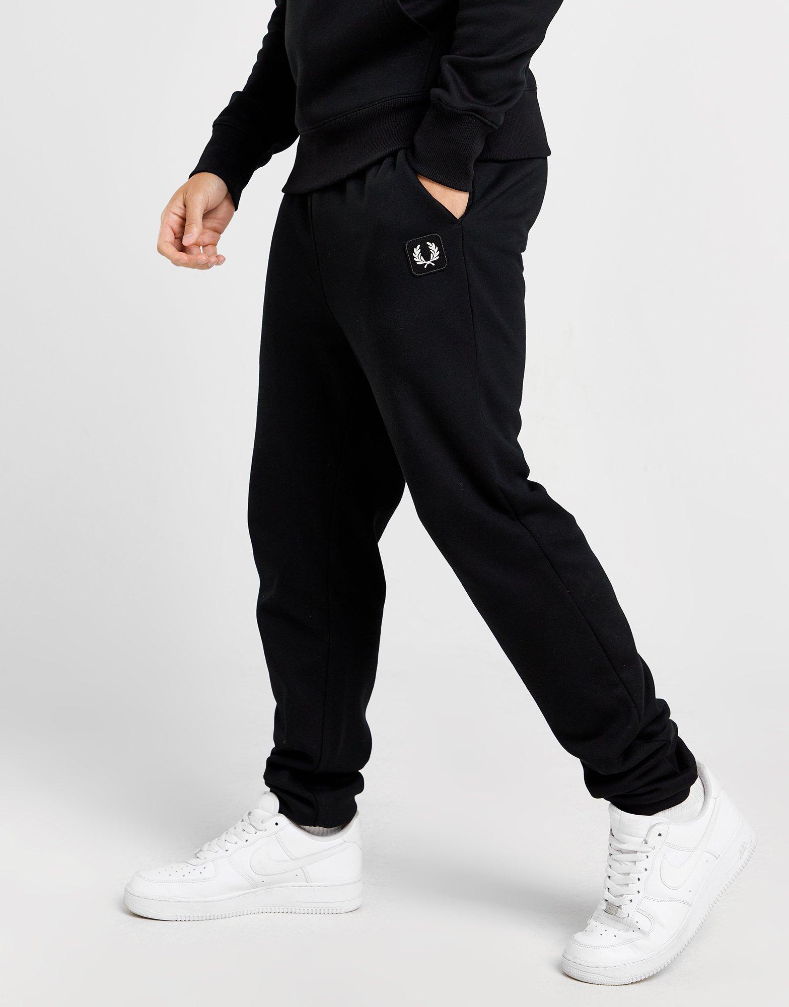 Black Fred Perry Badge Joggers JD Sports Global