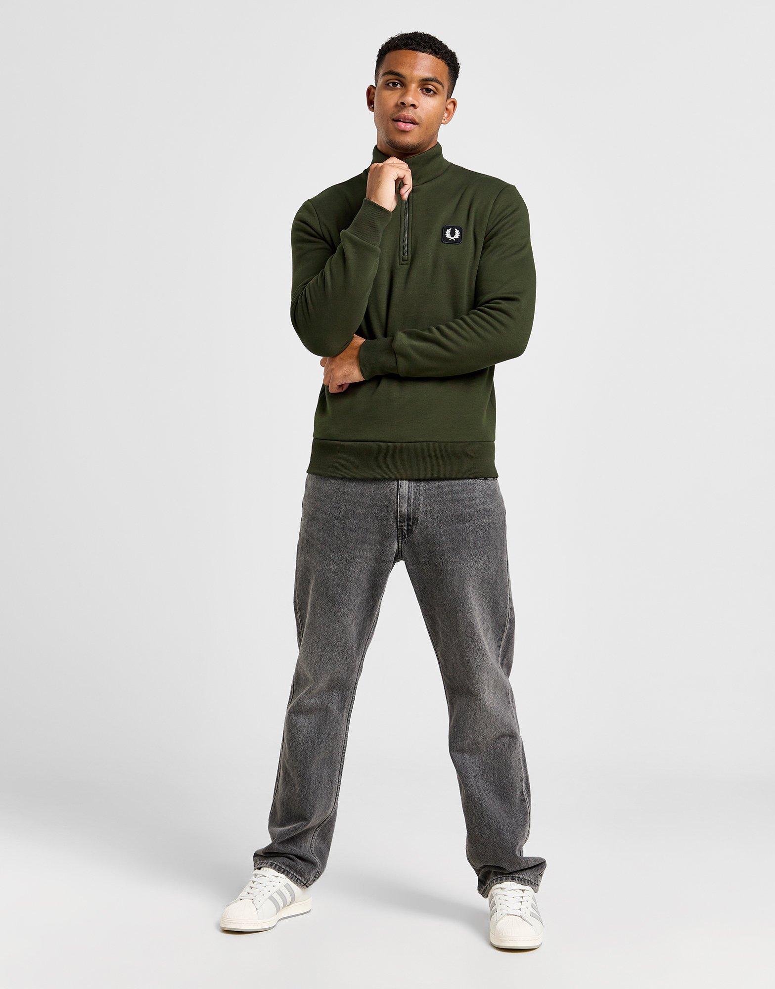 Fred Perry Badge 1/2 Zip Sweatshirt