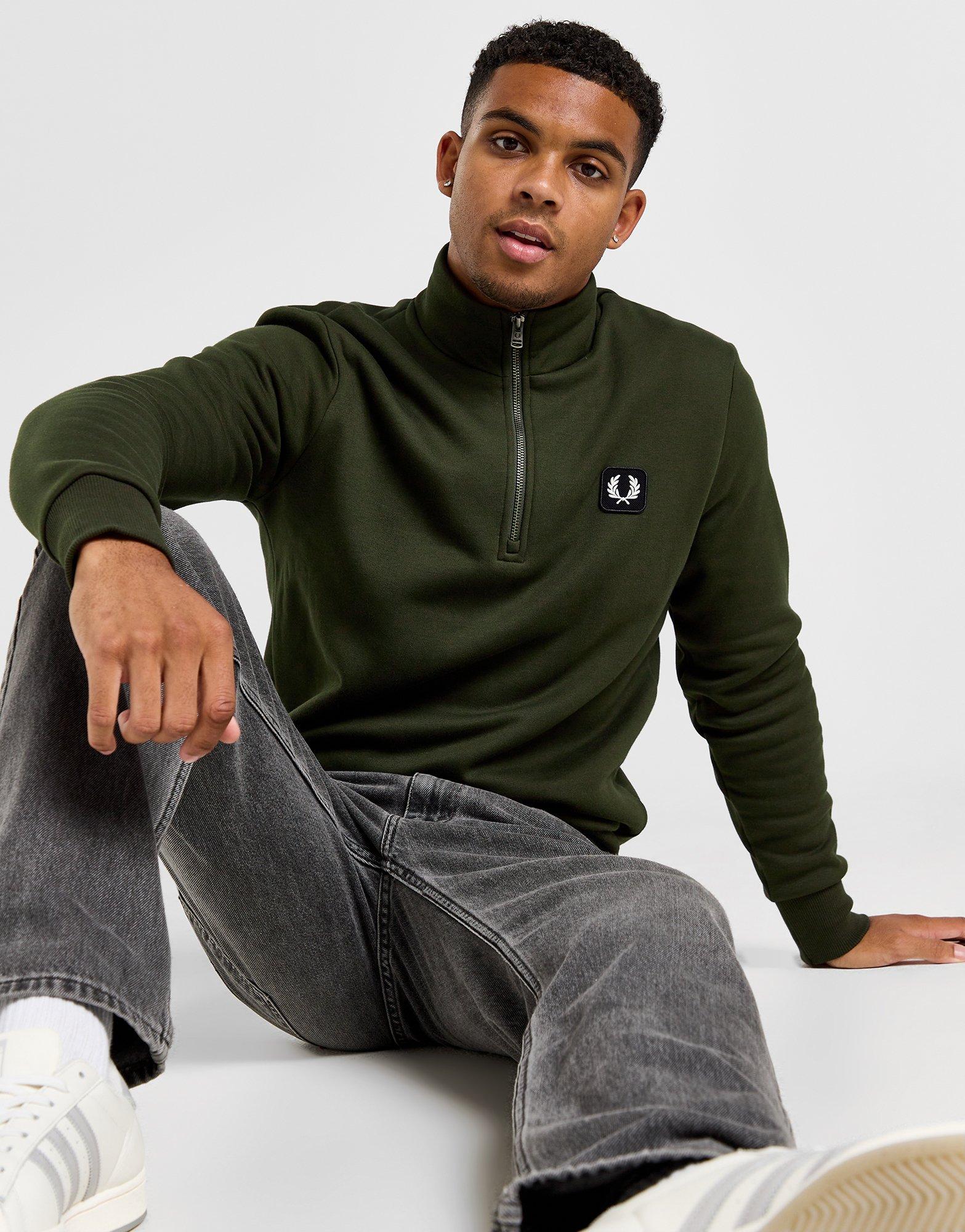 Fred Perry Felpa 1/2 Zip Badge