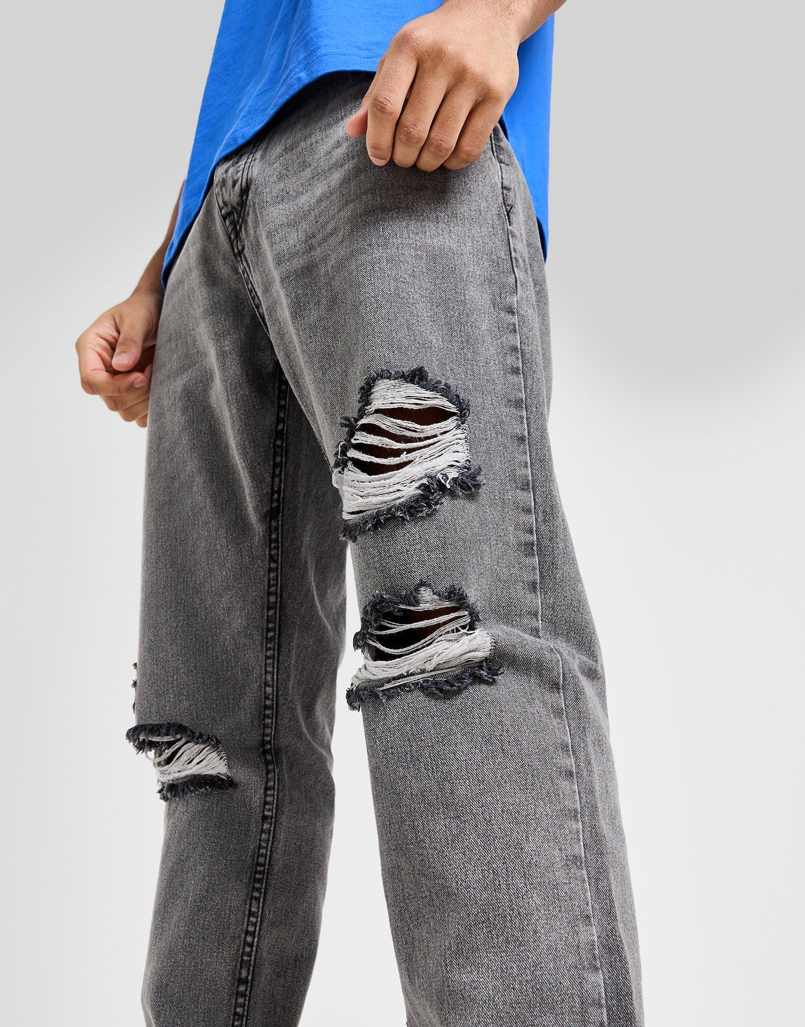 Brave Soul Loose Fit Rip Jeans