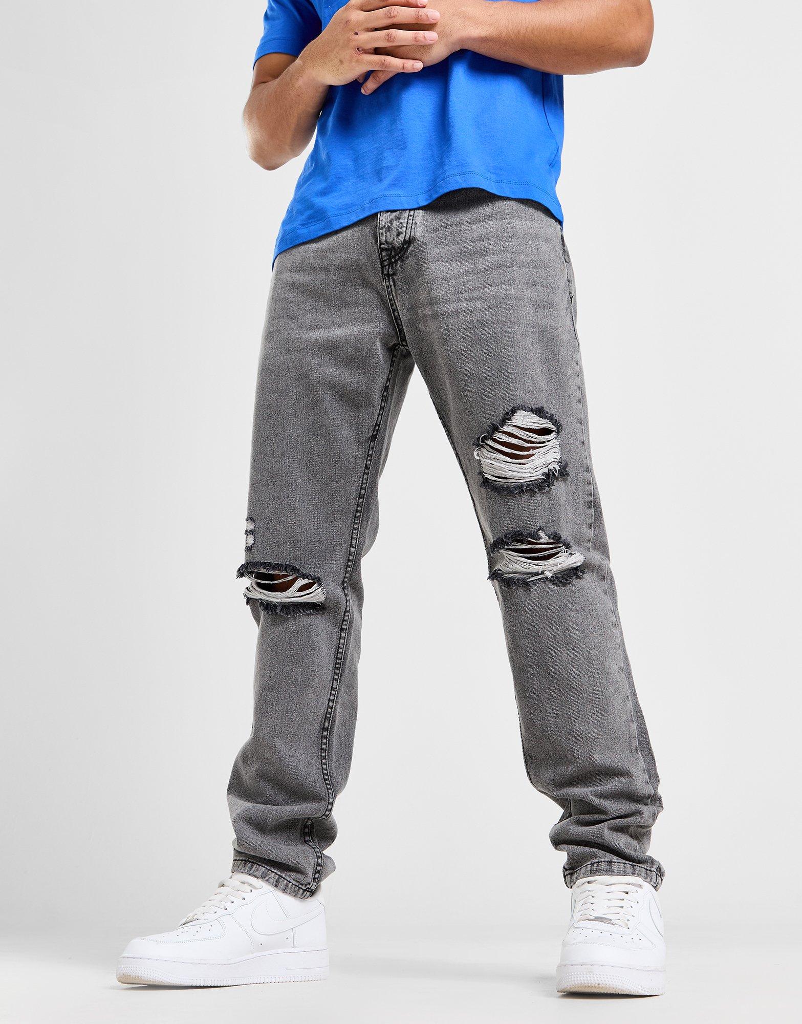 Brave Soul Loose Fit Rip Jeans