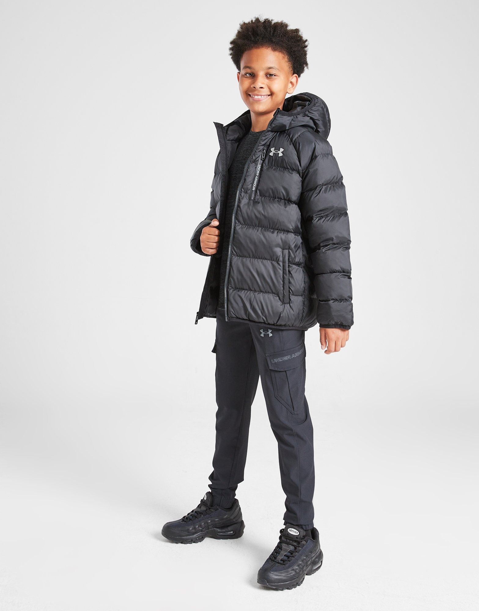 Black Under Armour Pronto Jacket Junior JD Sports Ireland