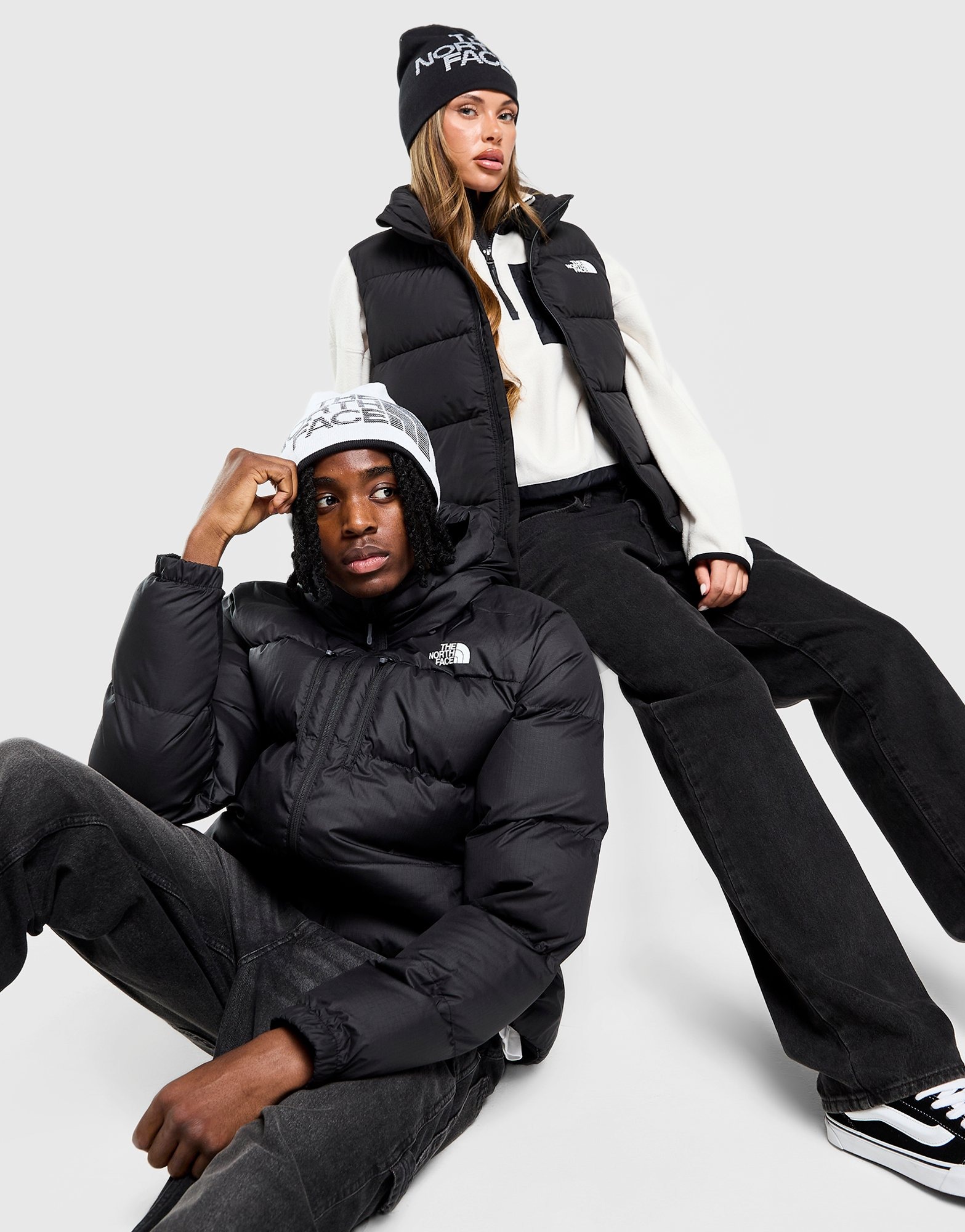 Black The North Face REVERSIBLE HIGHLINE BEANIE - JD Sports Global