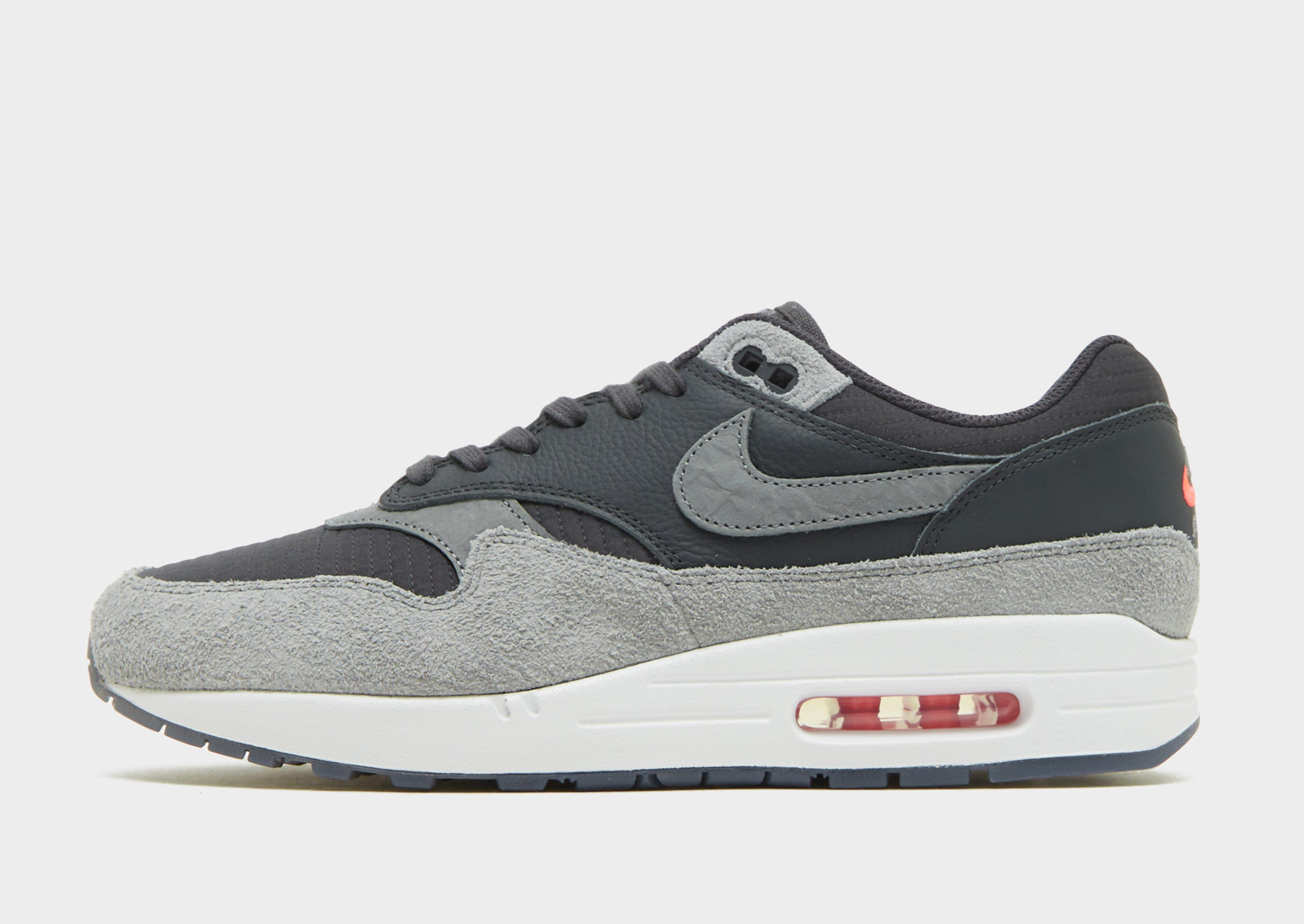 Nike air max 1 grau weiß online