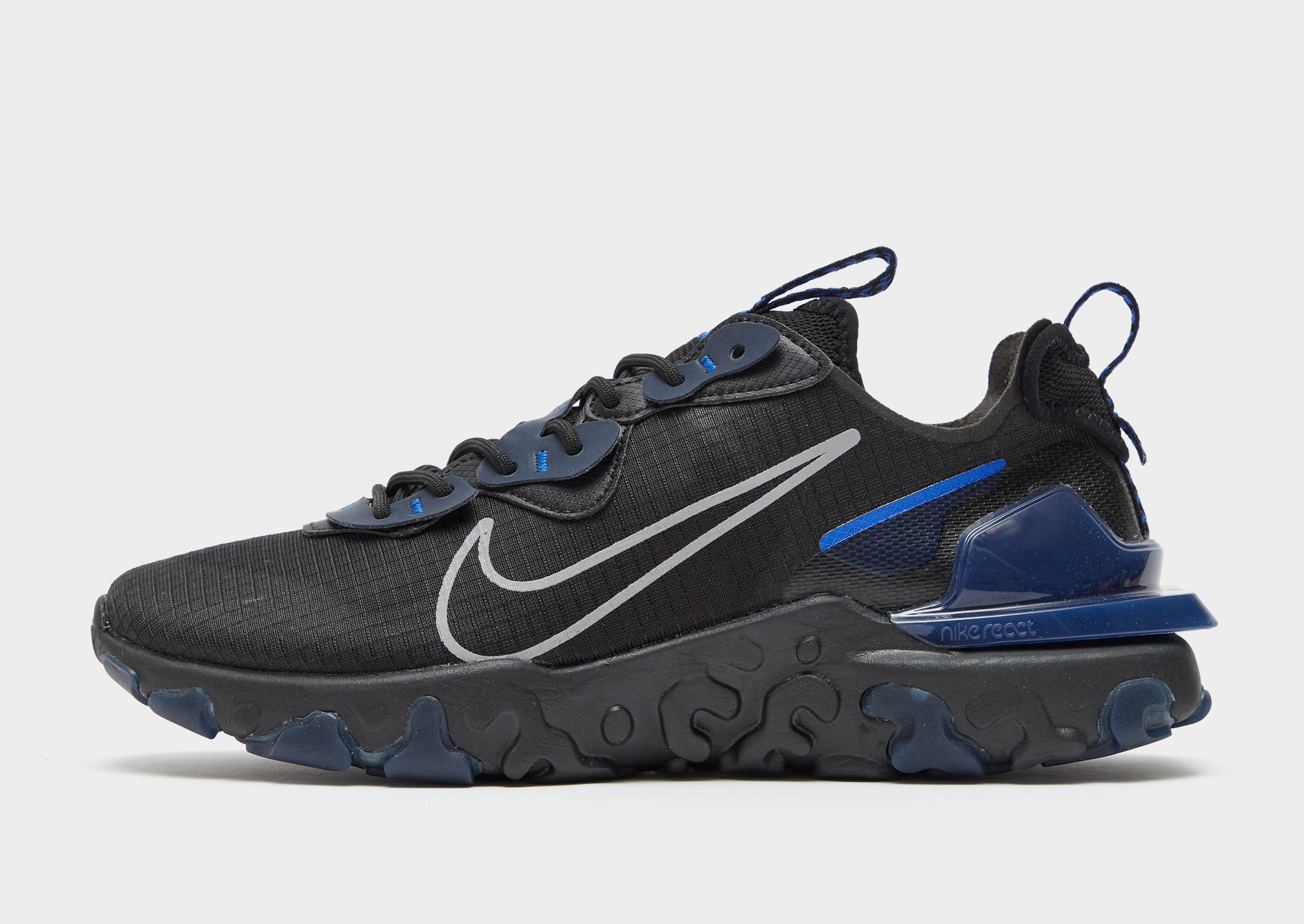 Nike react black grey best sale