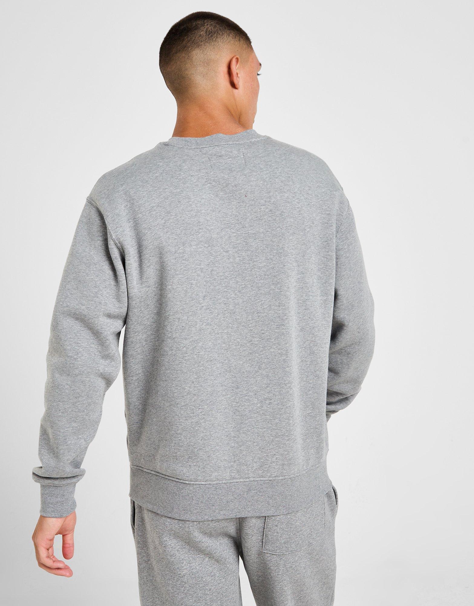 Grey Jordan Essential Fleece Crew Sweatshirt - JD Sports Global