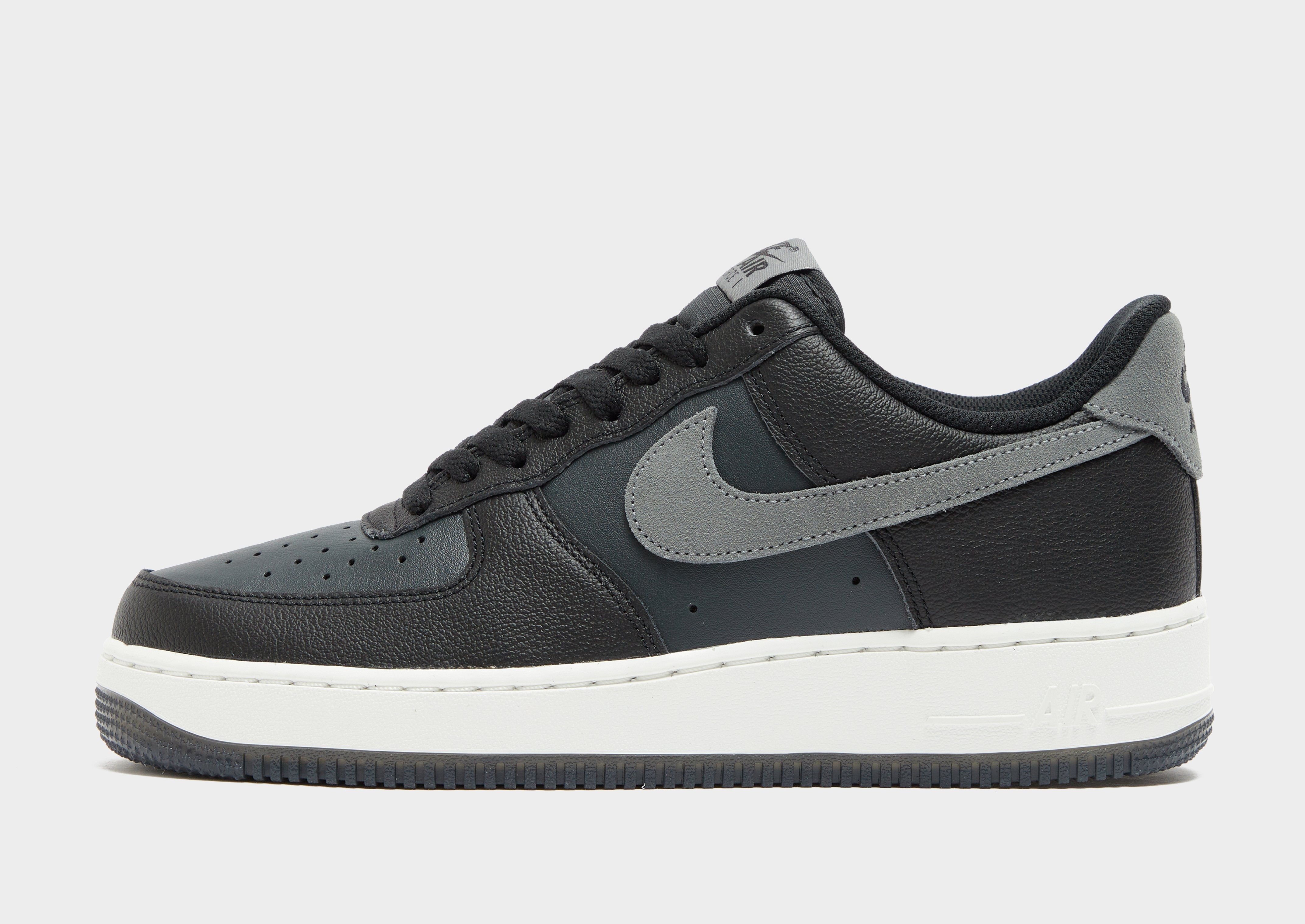 Black and grey nike air force on sale