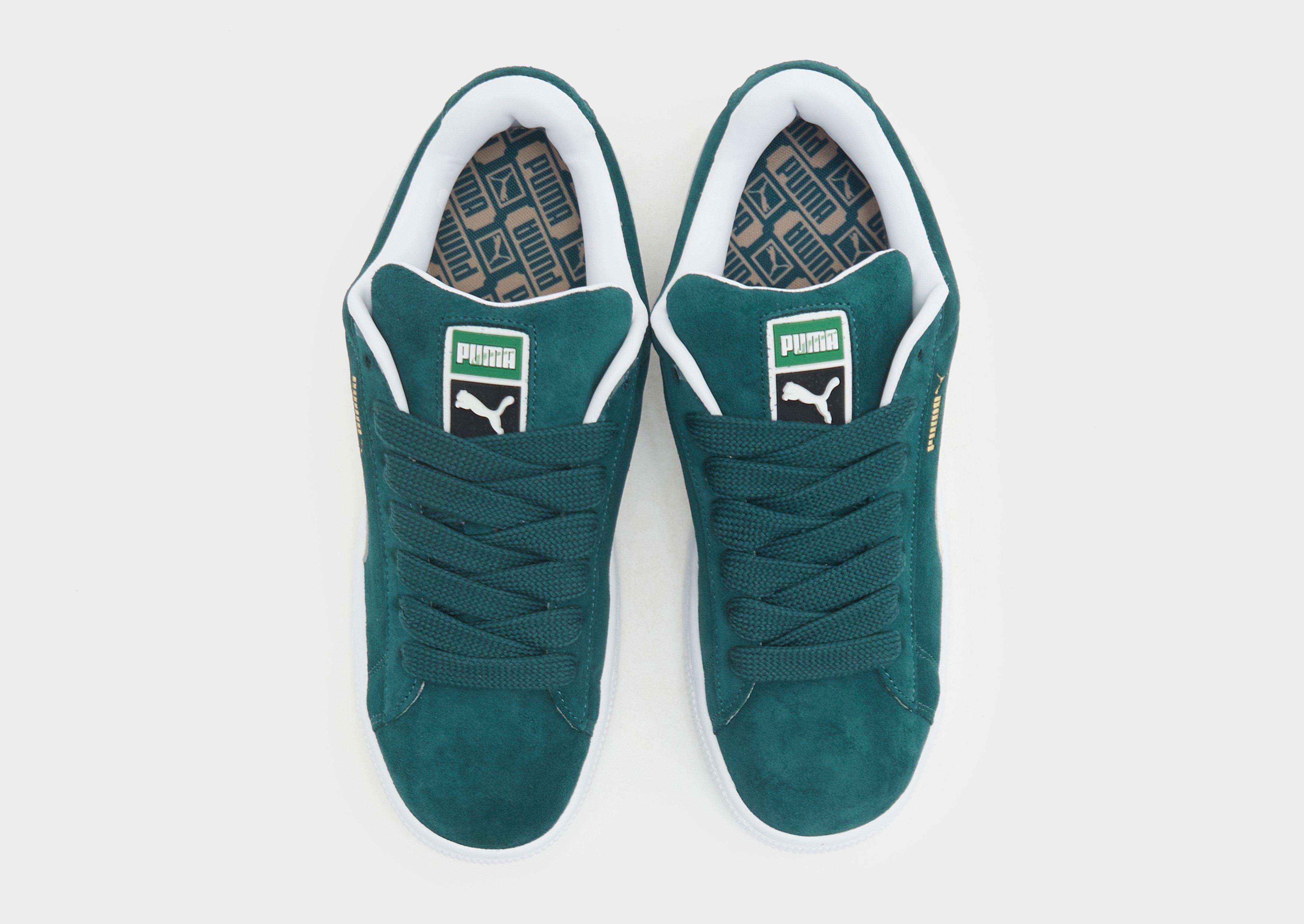 Green PUMA Suede XL JD Sports UK
