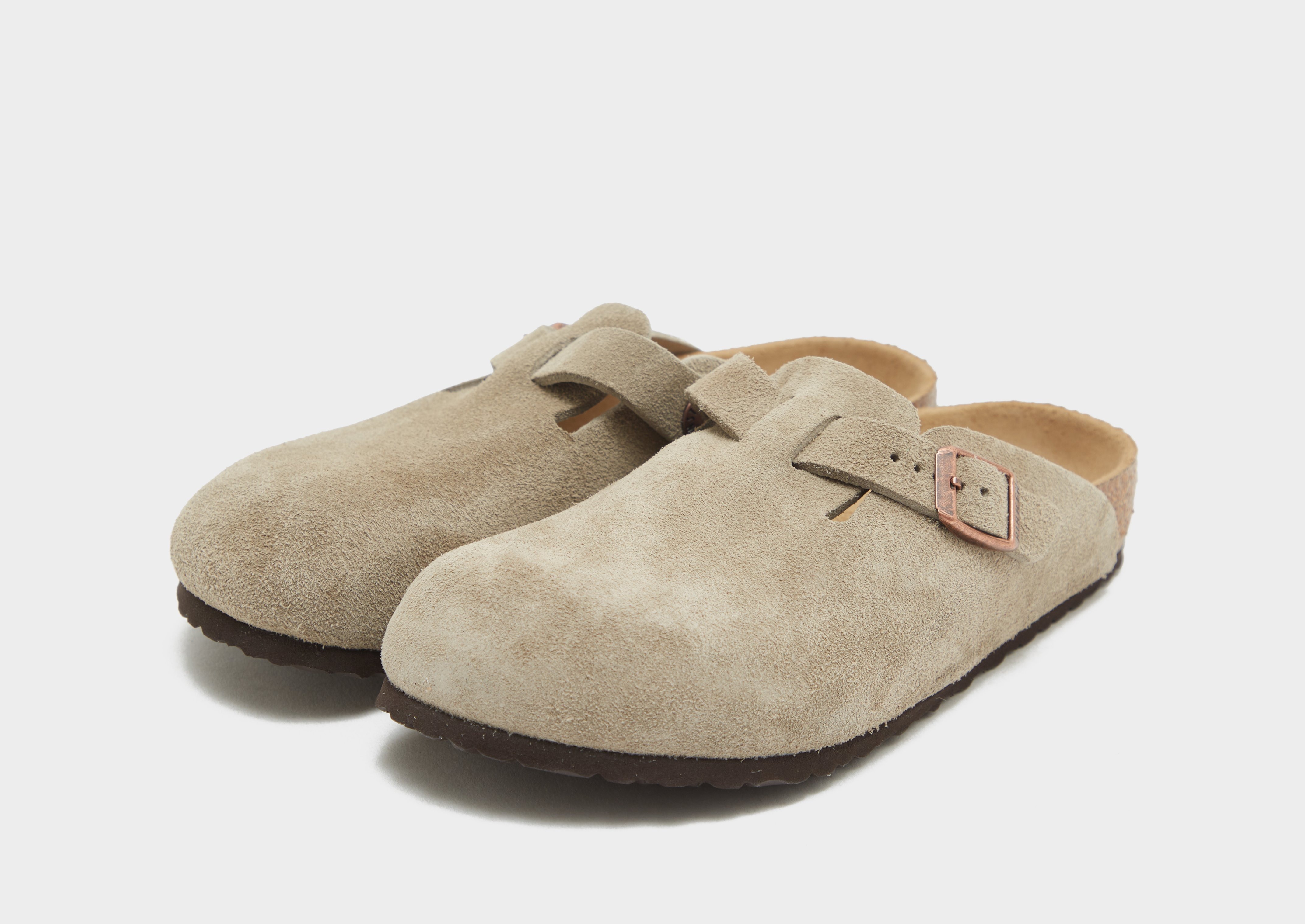 Birkenstock Boston Suede Taupe (Narrow Fit) (Kids) — foto 2
