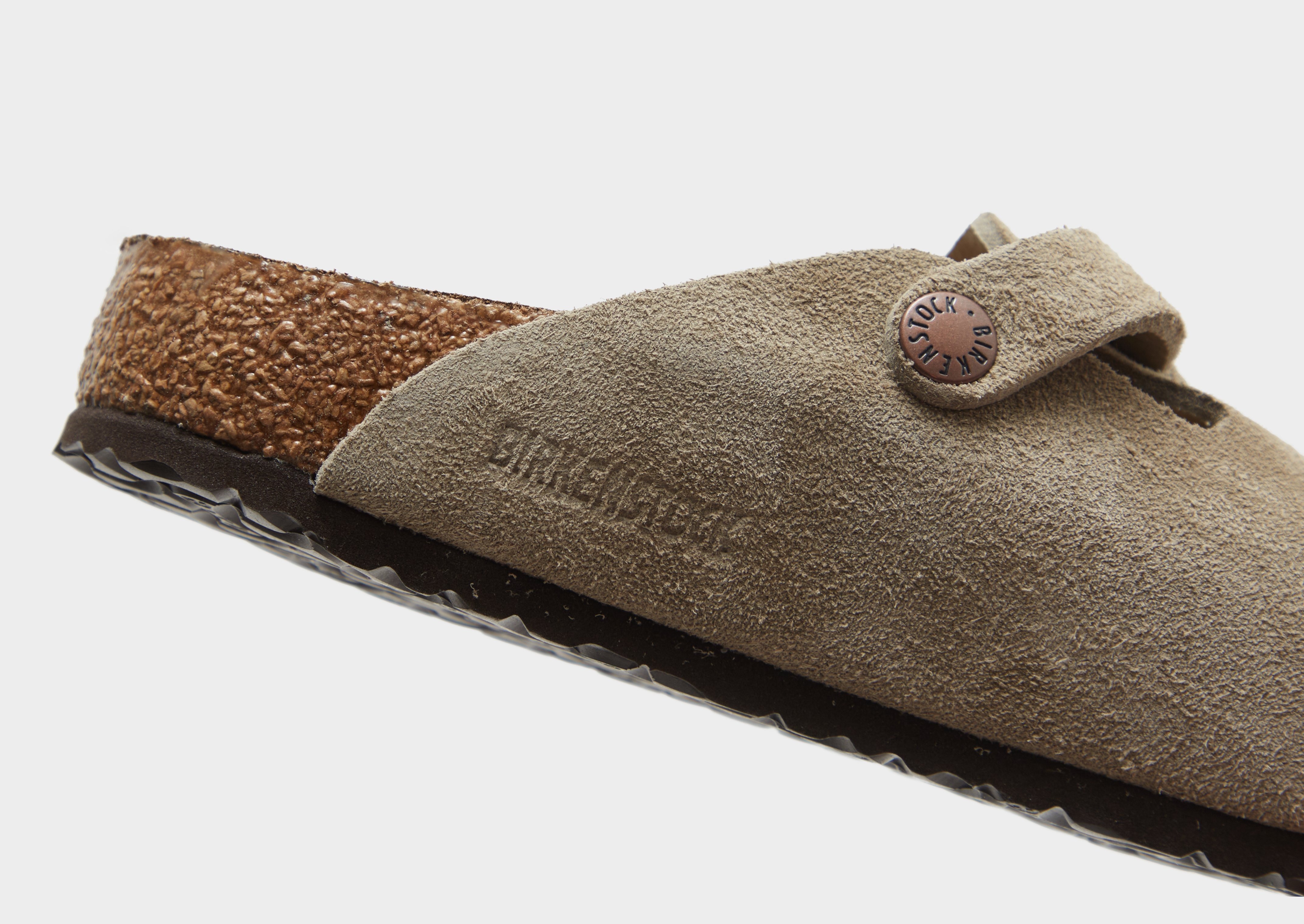 Birkenstock Boston Suede Taupe (Narrow Fit) (Kids) — foto 4