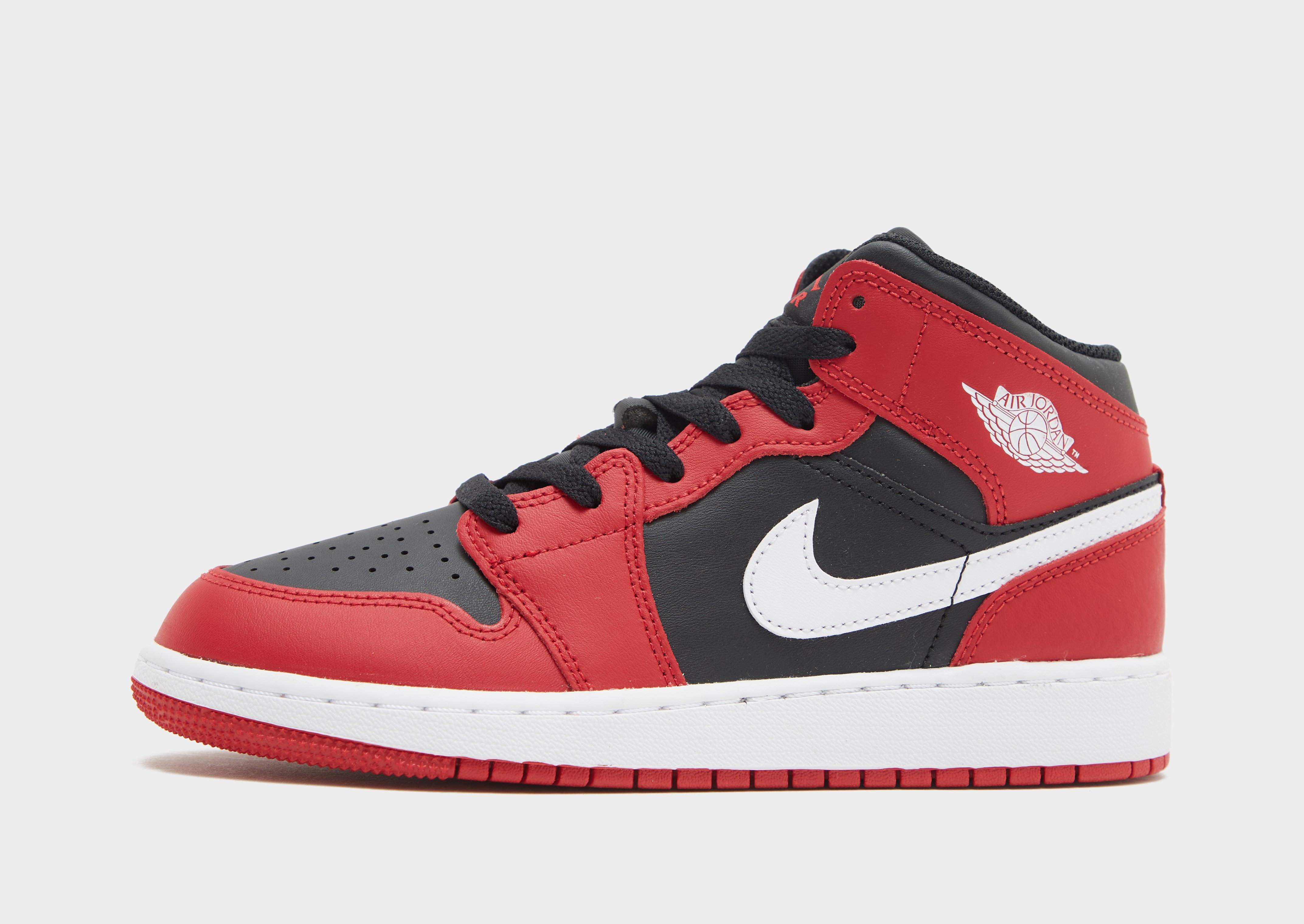 Black Jordan Air 1 Mid Junior JD Sports UK