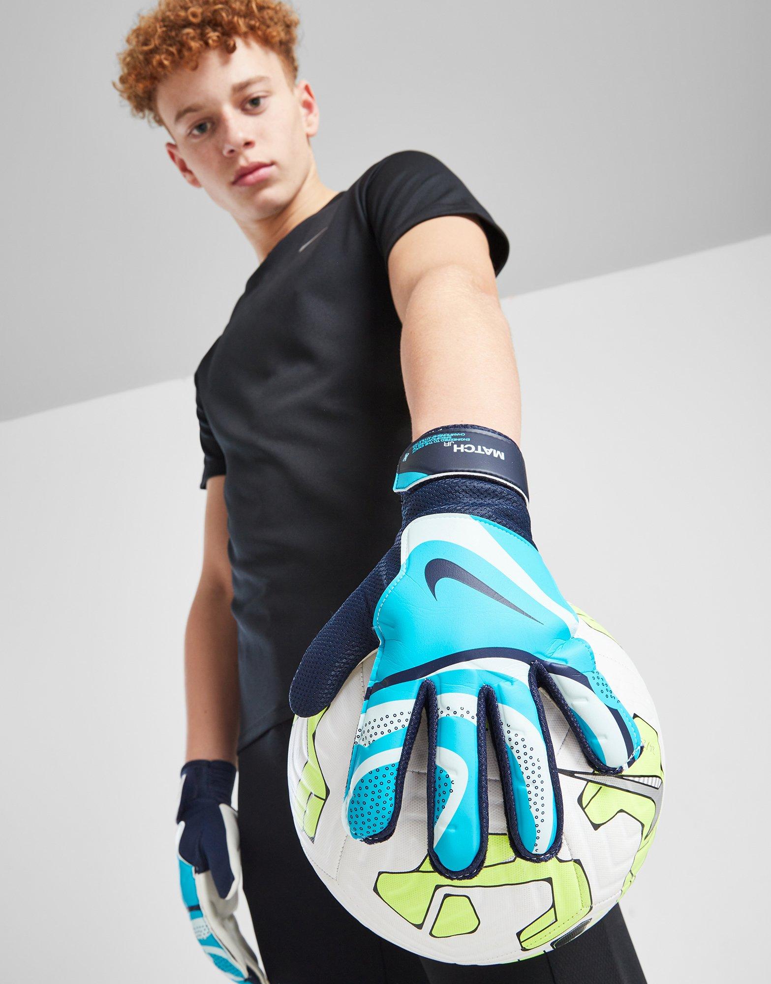 Blue Nike Match Goalkeeper Gloves Junior JD Sports Global