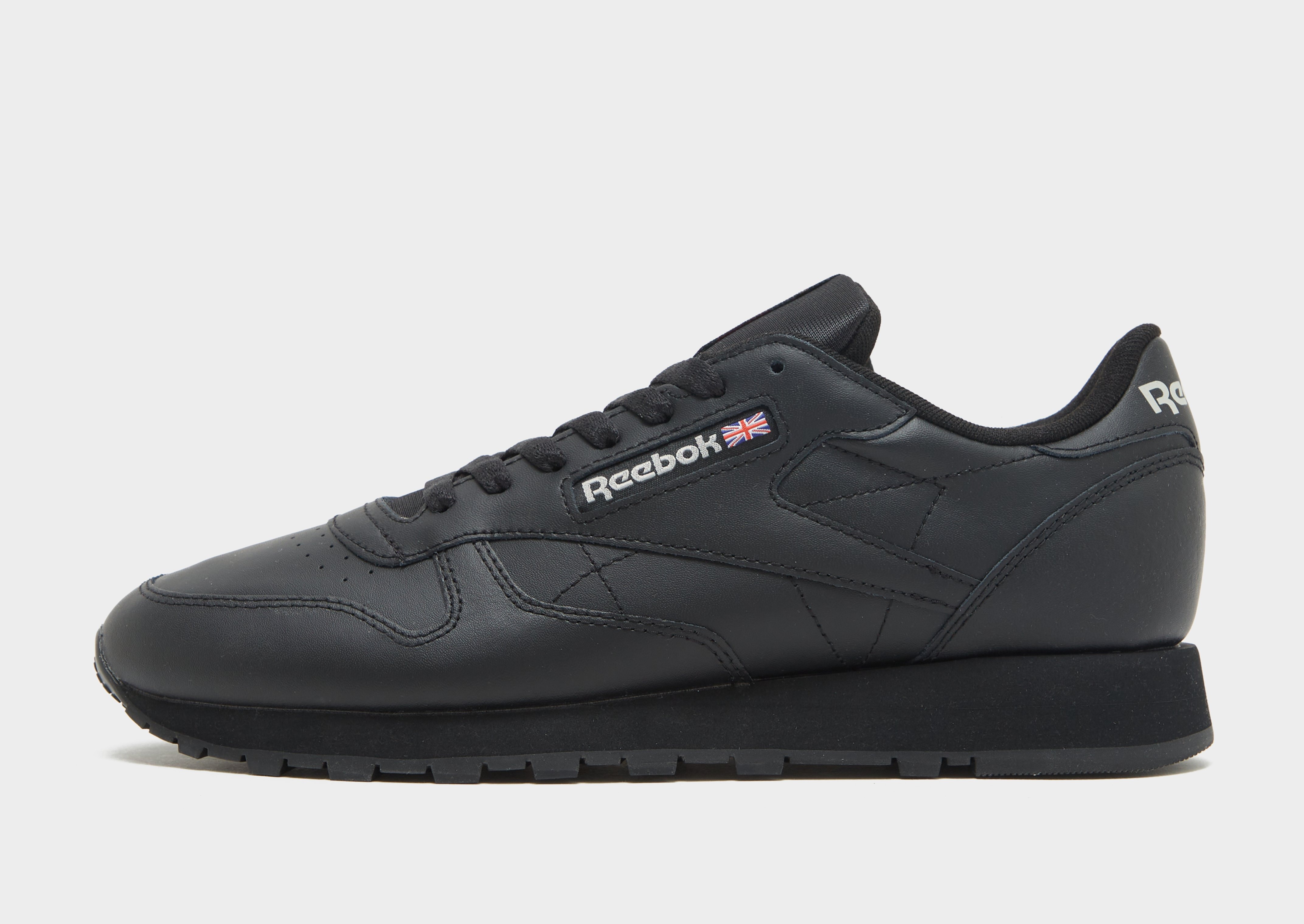 reebok classic leather junior black