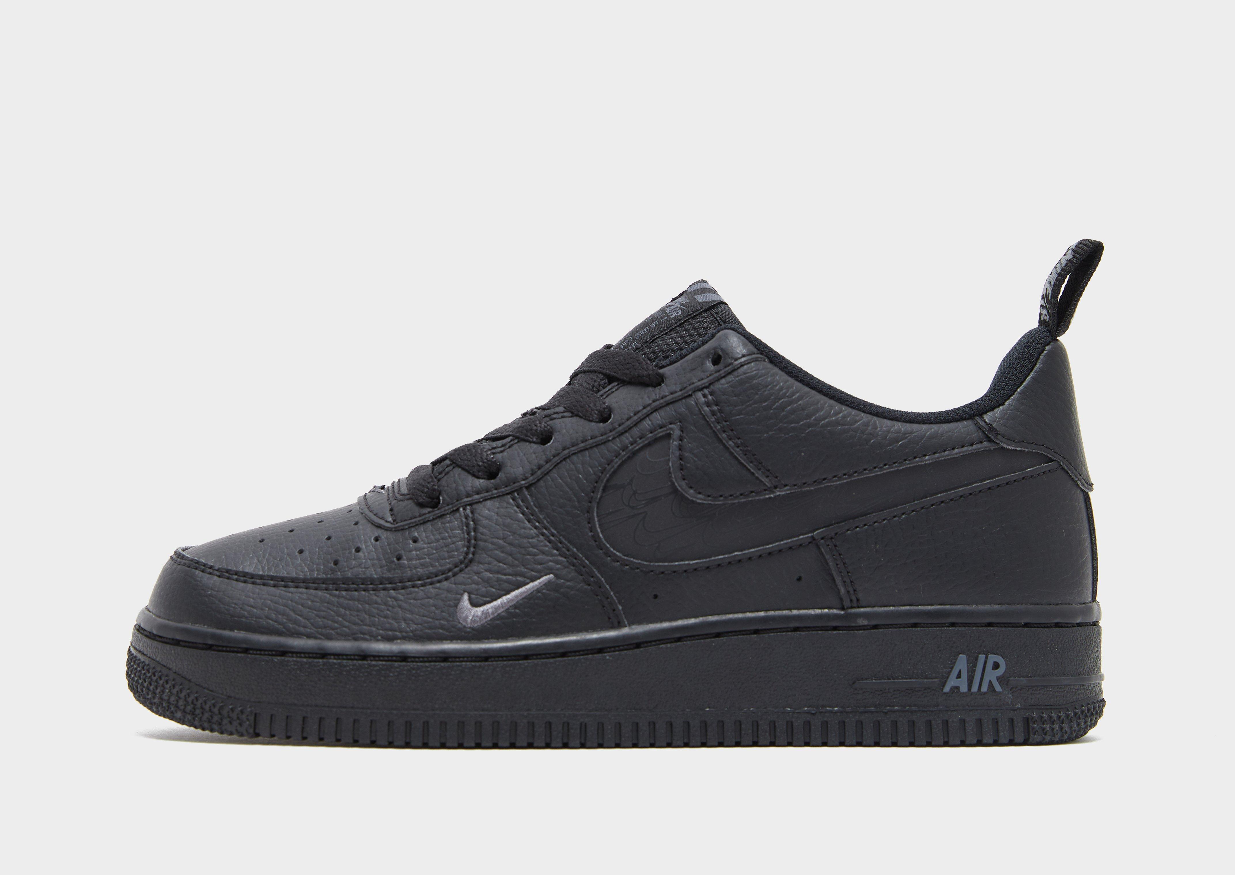 Black Nike Air Force 1 07 LV8 Junior JD Sports UK